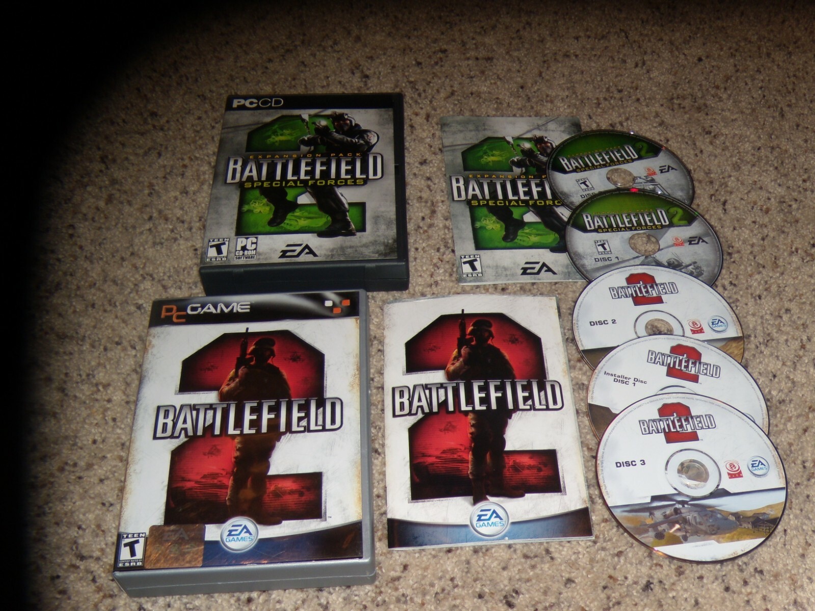 2 PC Games: Battlefield 2 & Battlefield 2 Special Forces Expansion