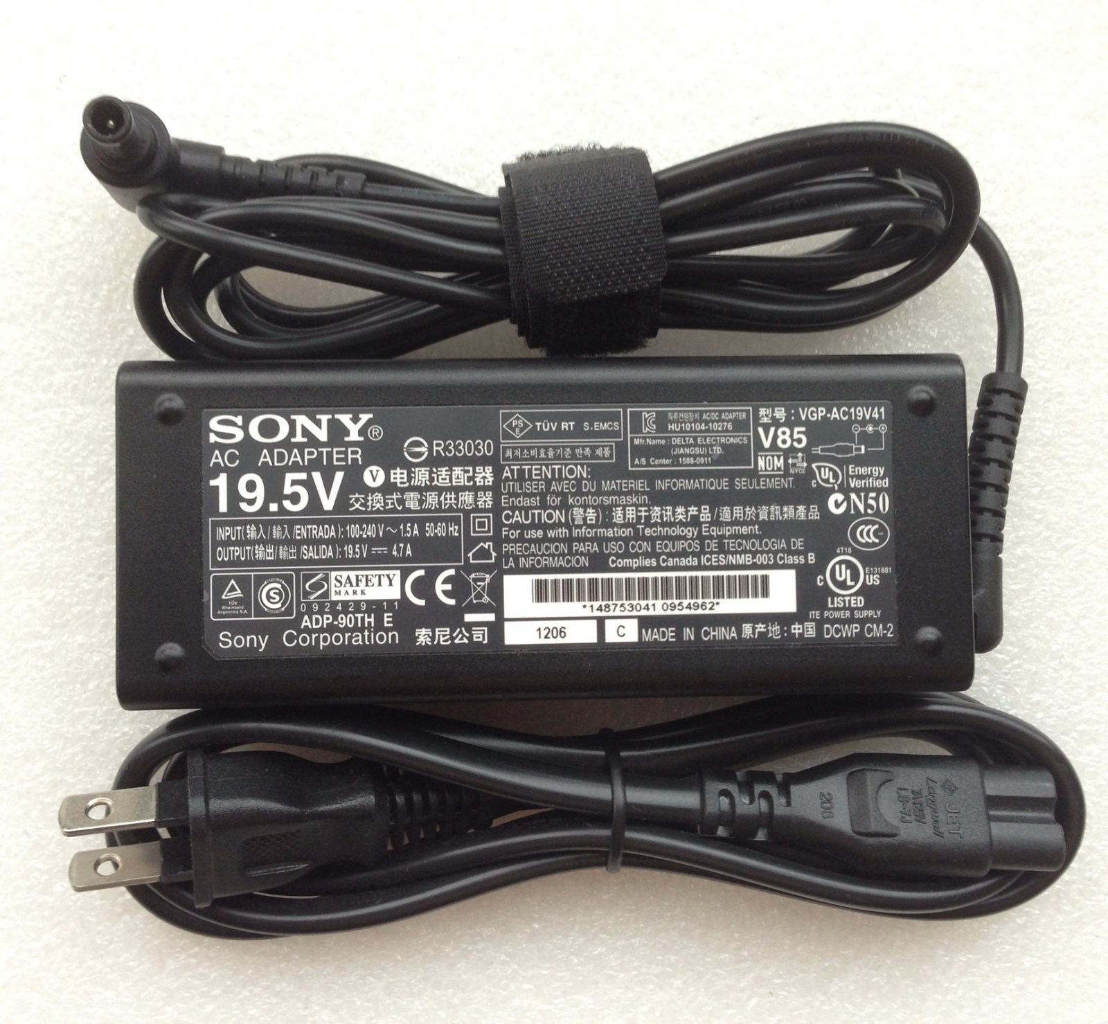 @New Original Genuine OEM Sony 90W AC Adapter for Sony VAIO SVE151G11L Notebook