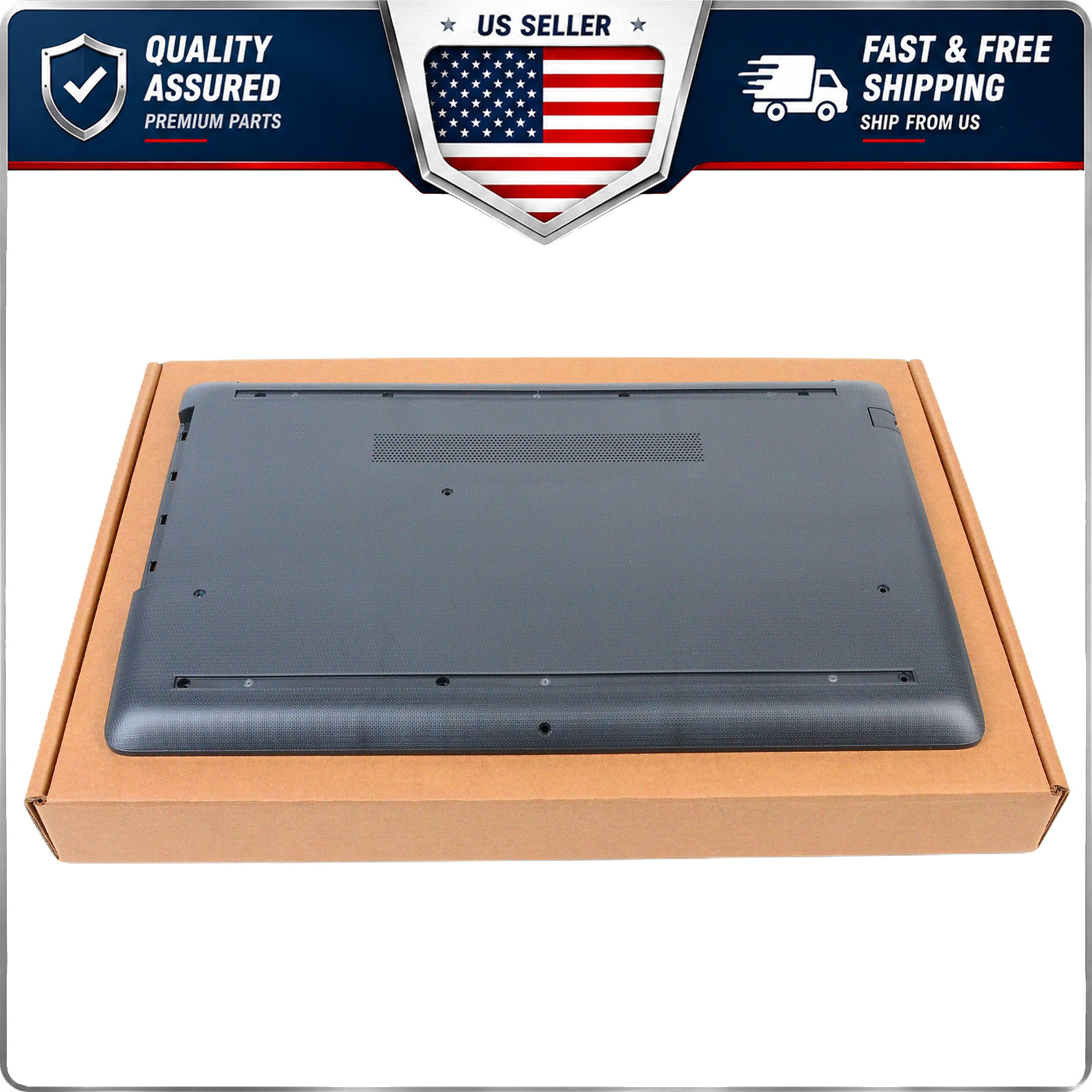 for HP 15-DA 15-DB 15T-DA 15T-DB Gray Bottom Case Base Cover with DVD Opening