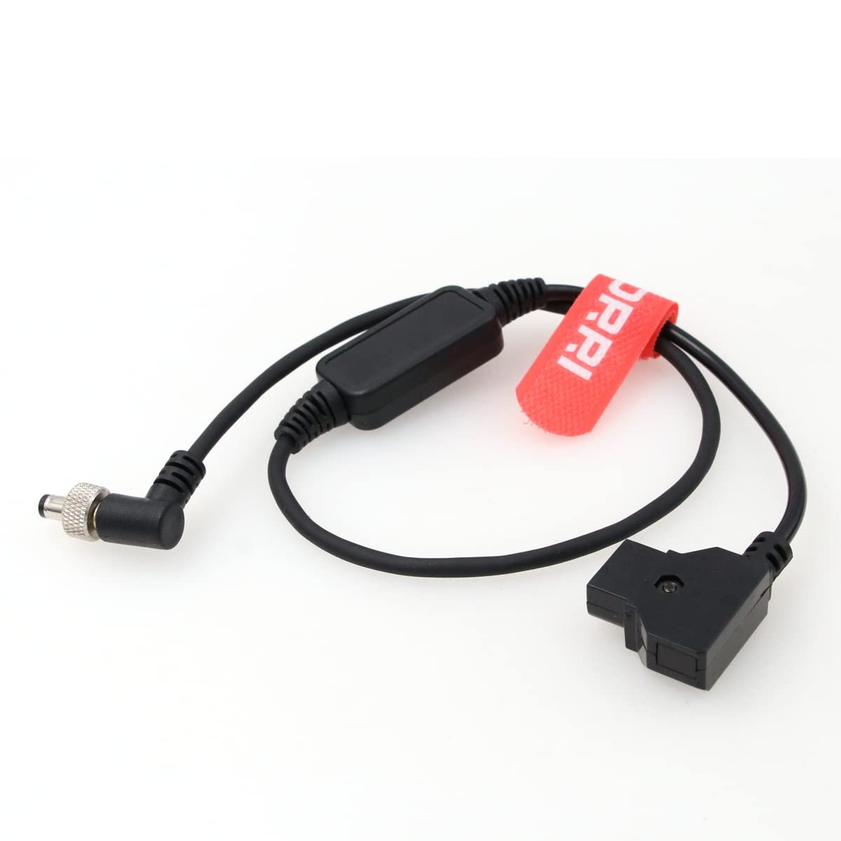 12V Regulated D-Tap to Locking Right-Angle DC Cable for Blackmagic Design ATE...
