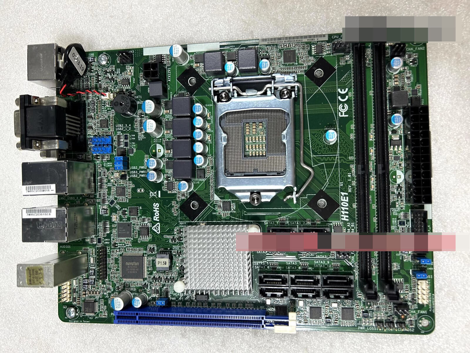 1pc used    ASRock H110E1 motherboard