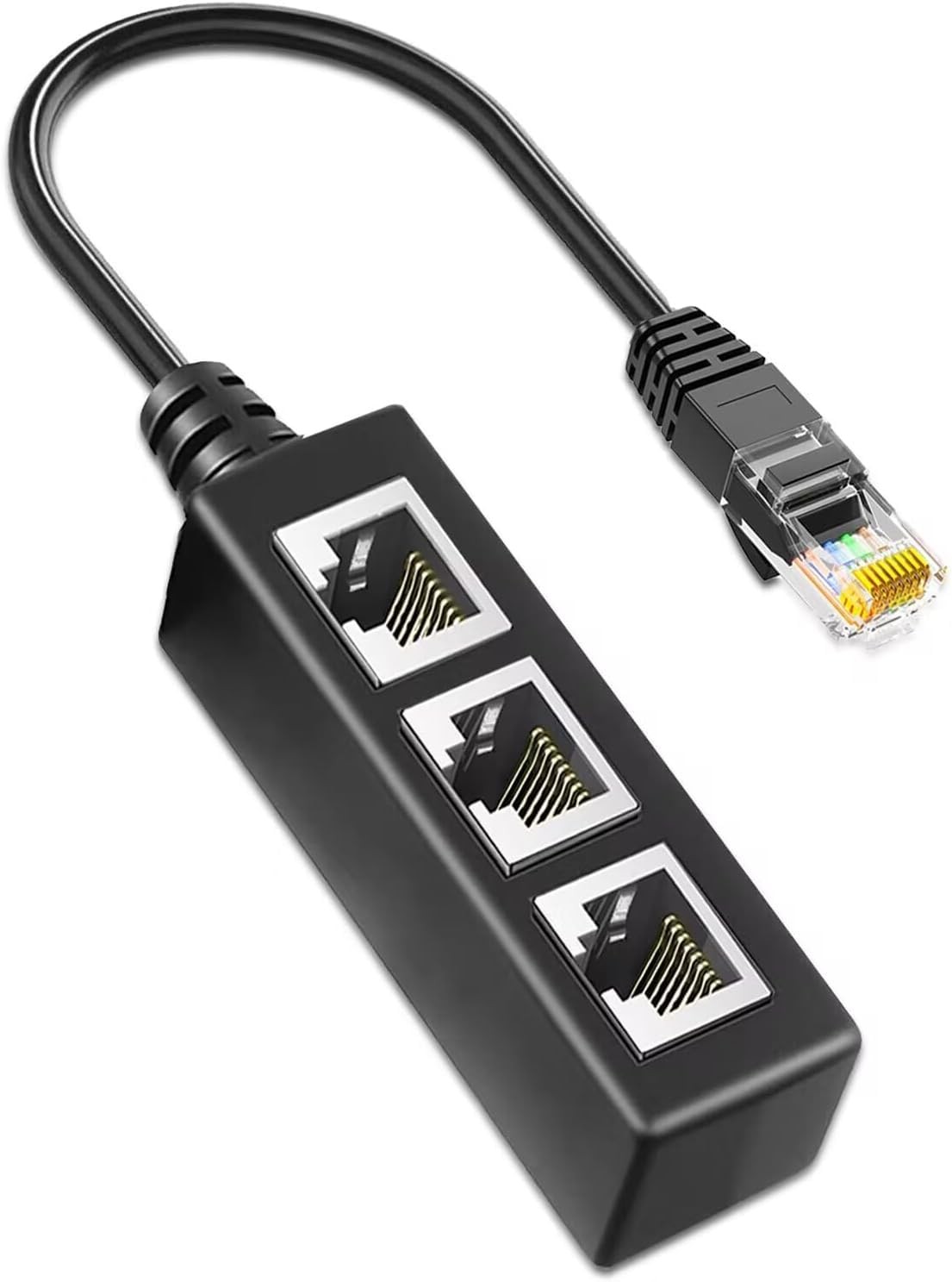RJ45 Ethernet Splitter 1 to 3 - Expand Network Connection Effortlessly