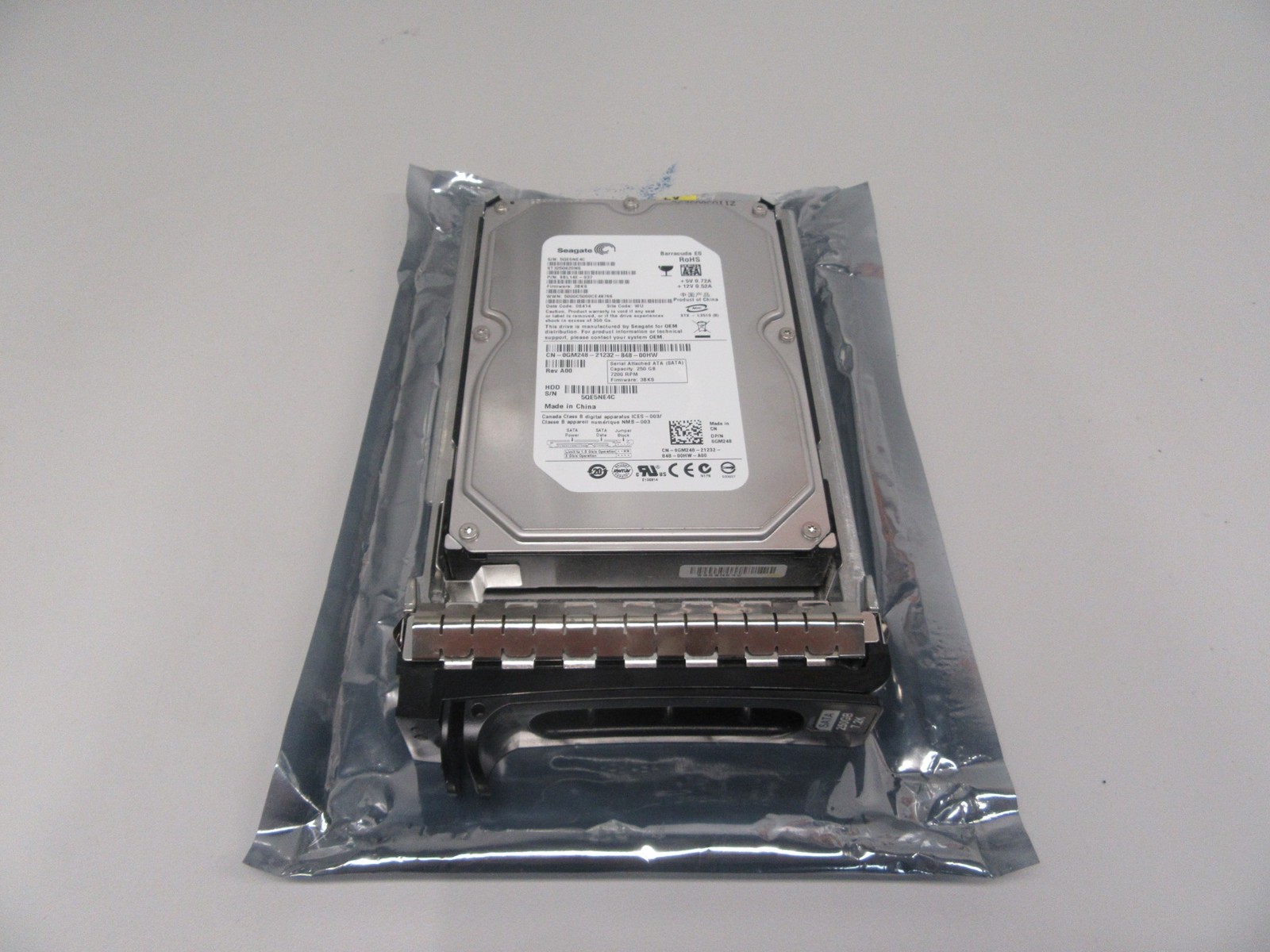 Seagate 250gb 7.2k SATA Hard Drive with Tray