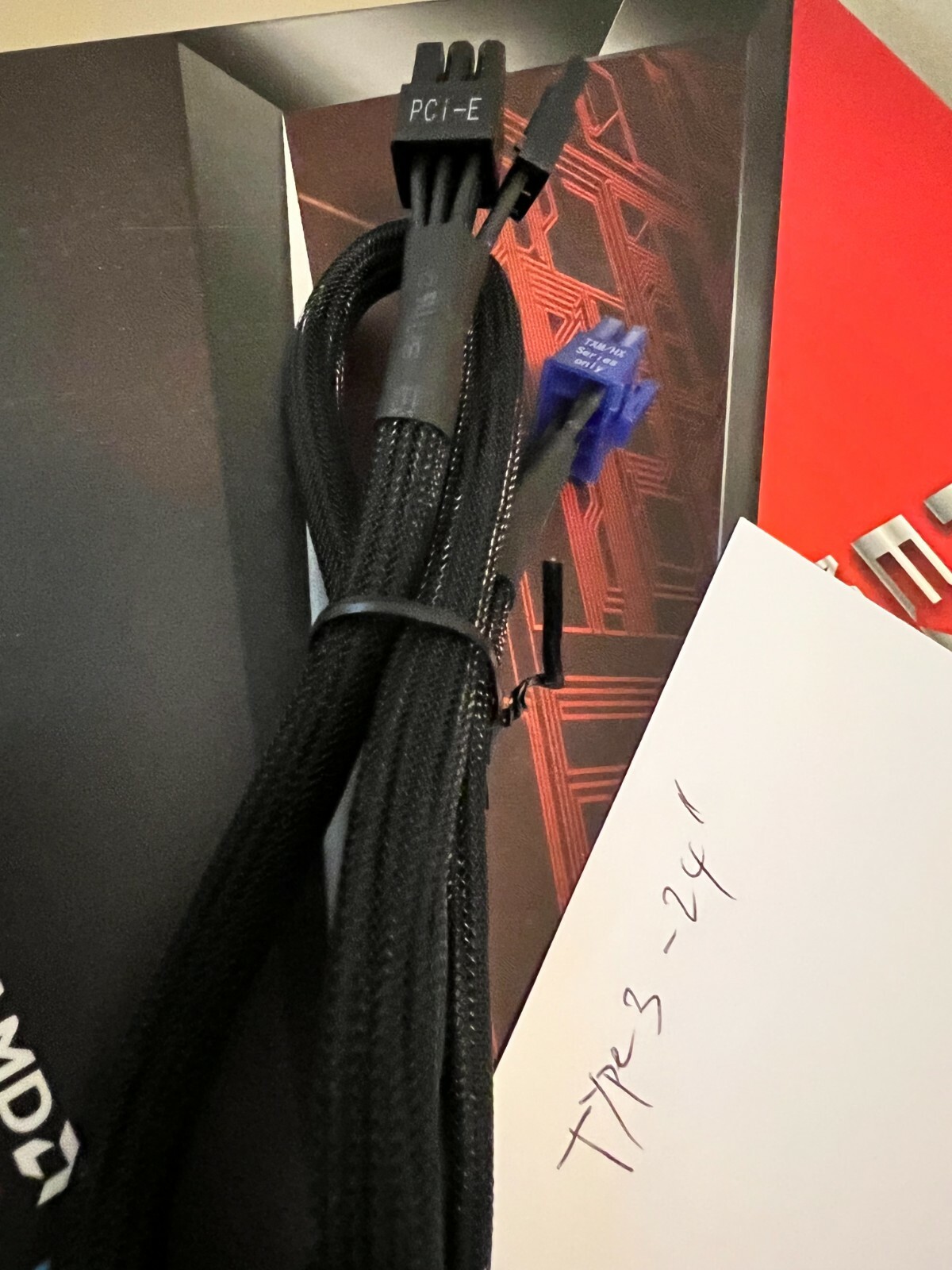 CORSAIR TX750M, TX850M, TX1000M, HX750, HX1200 PCI EXPRESS VGA POWER CABLE