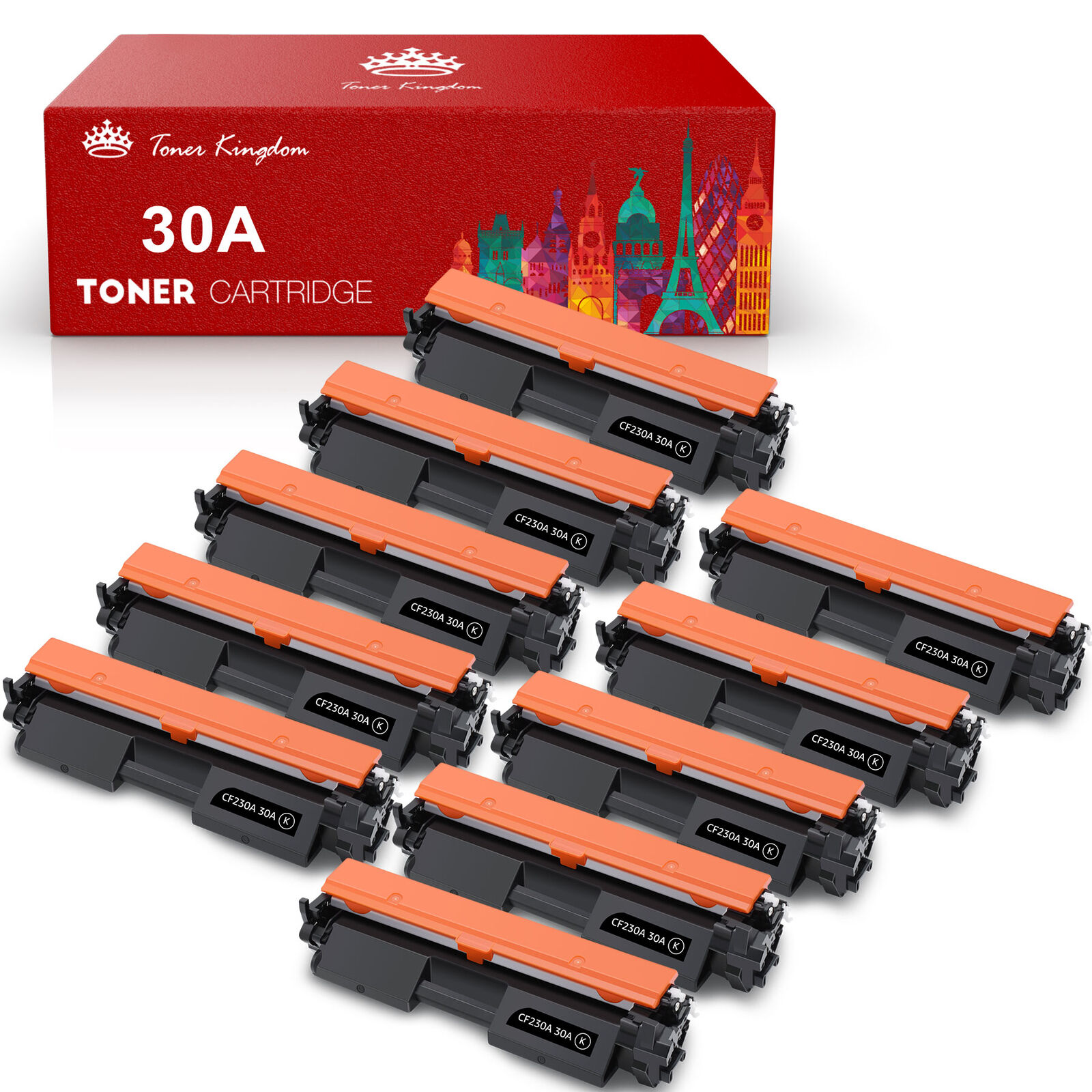 10 CF230A 30A Toner compatible with HP  LaserJet M203d M203dn M203dw High Yield