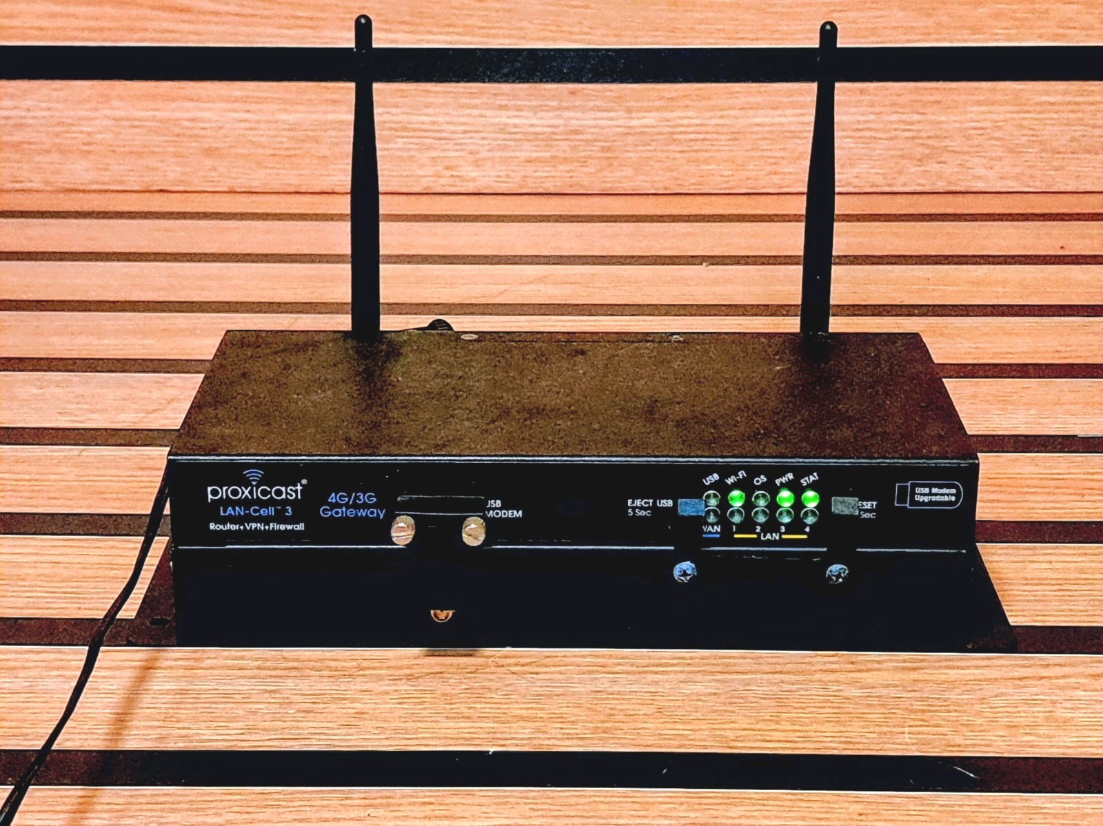 Proxicast LAN-Cell 3 4G/3G Marine Industrial VPN Router Gateway LC3 w/ Modem