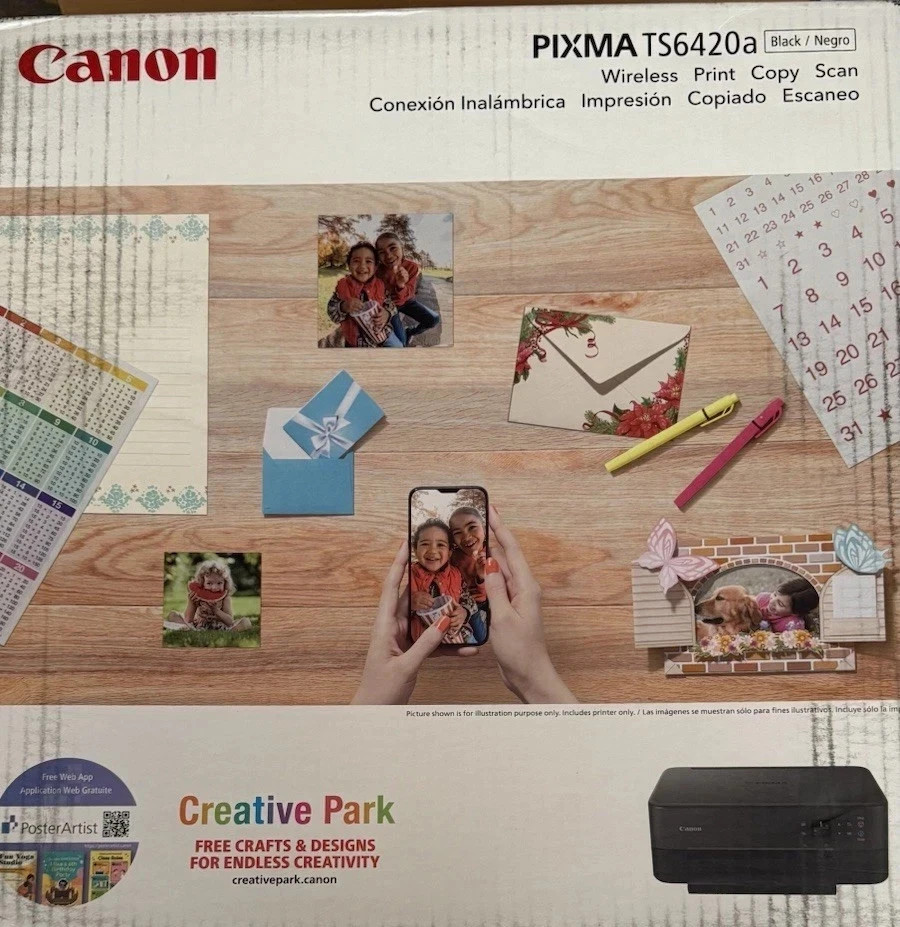 NEW Canon 6420a All In One Printer-WIreless-Home Photo Printing