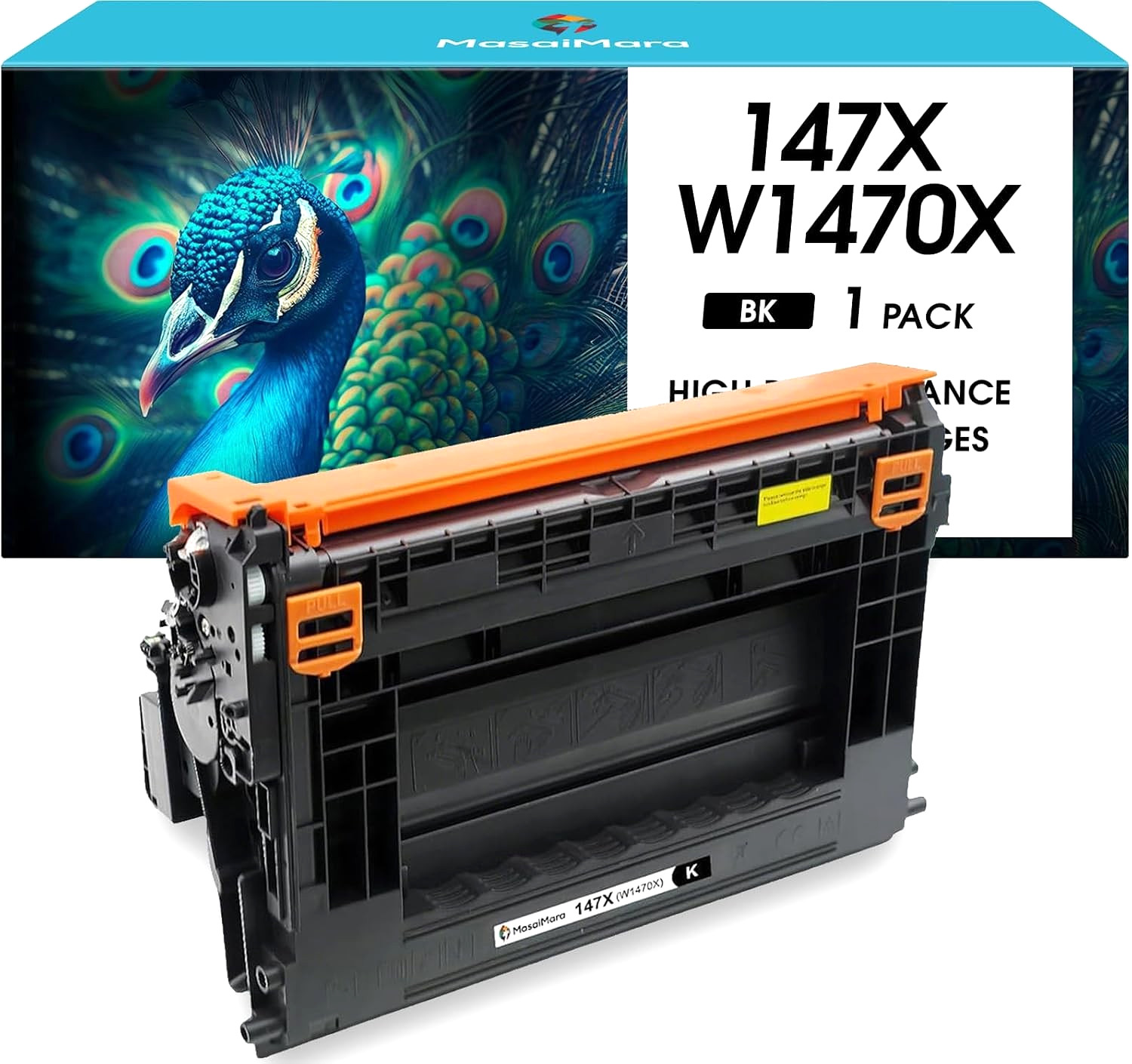 147X Black Toner Cartridge for HP LaserJet Enterprise M611/M612/M634/M635 & M636