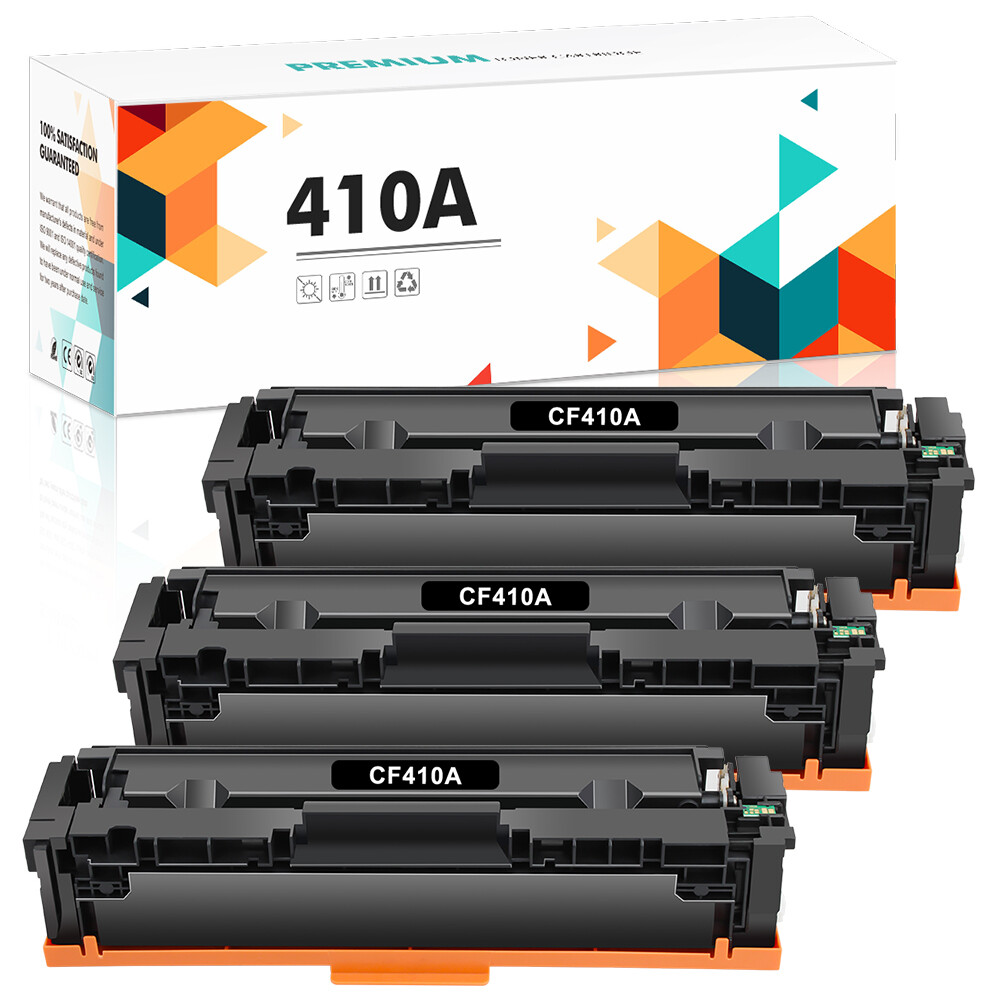 3PK CF410A 410A Toner Compatible with HP MFP M477fnw M477fdn M477fdw M377dw