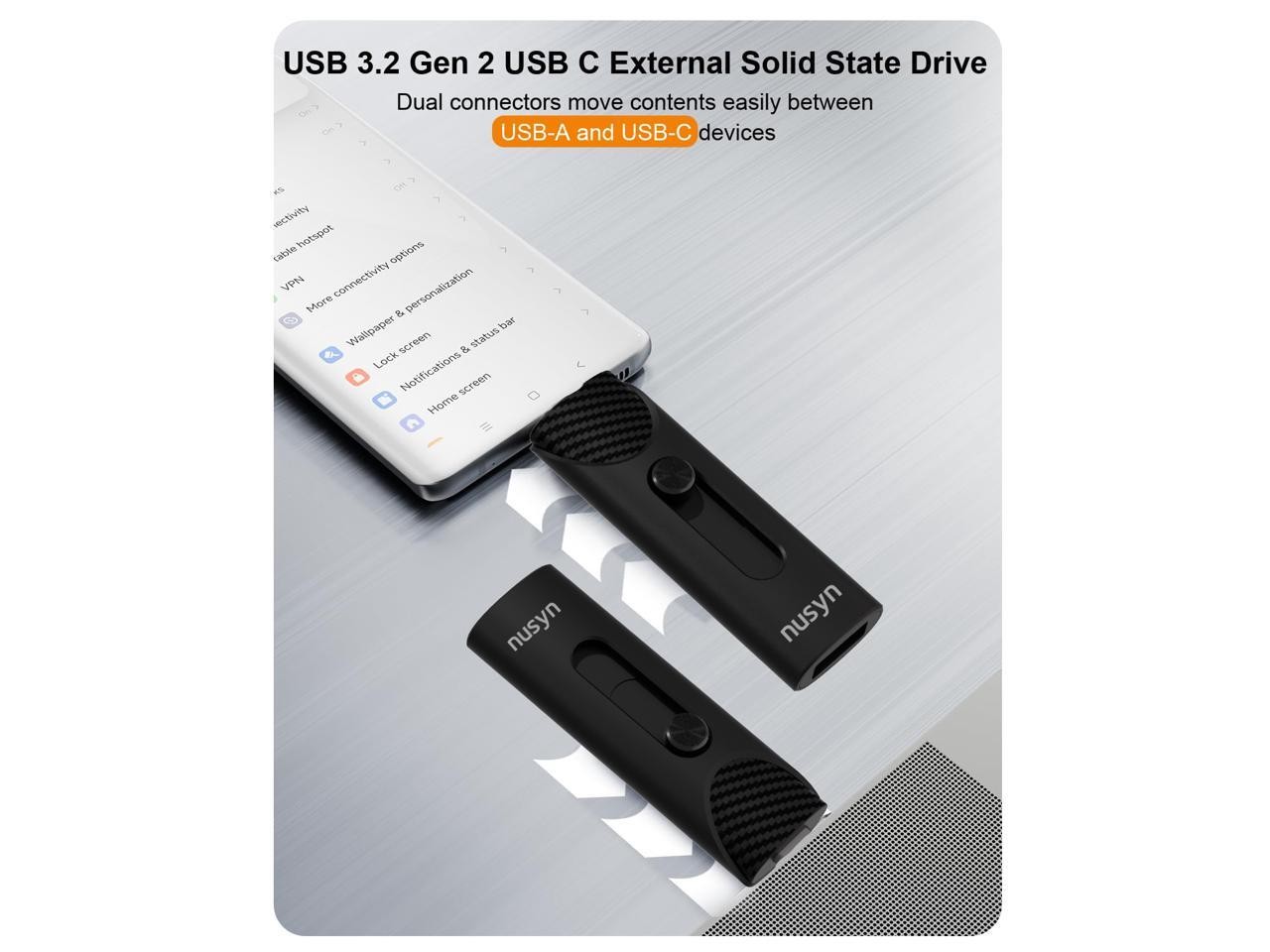 Nusyn NSU53BL1T NSU53 1TB External SSD