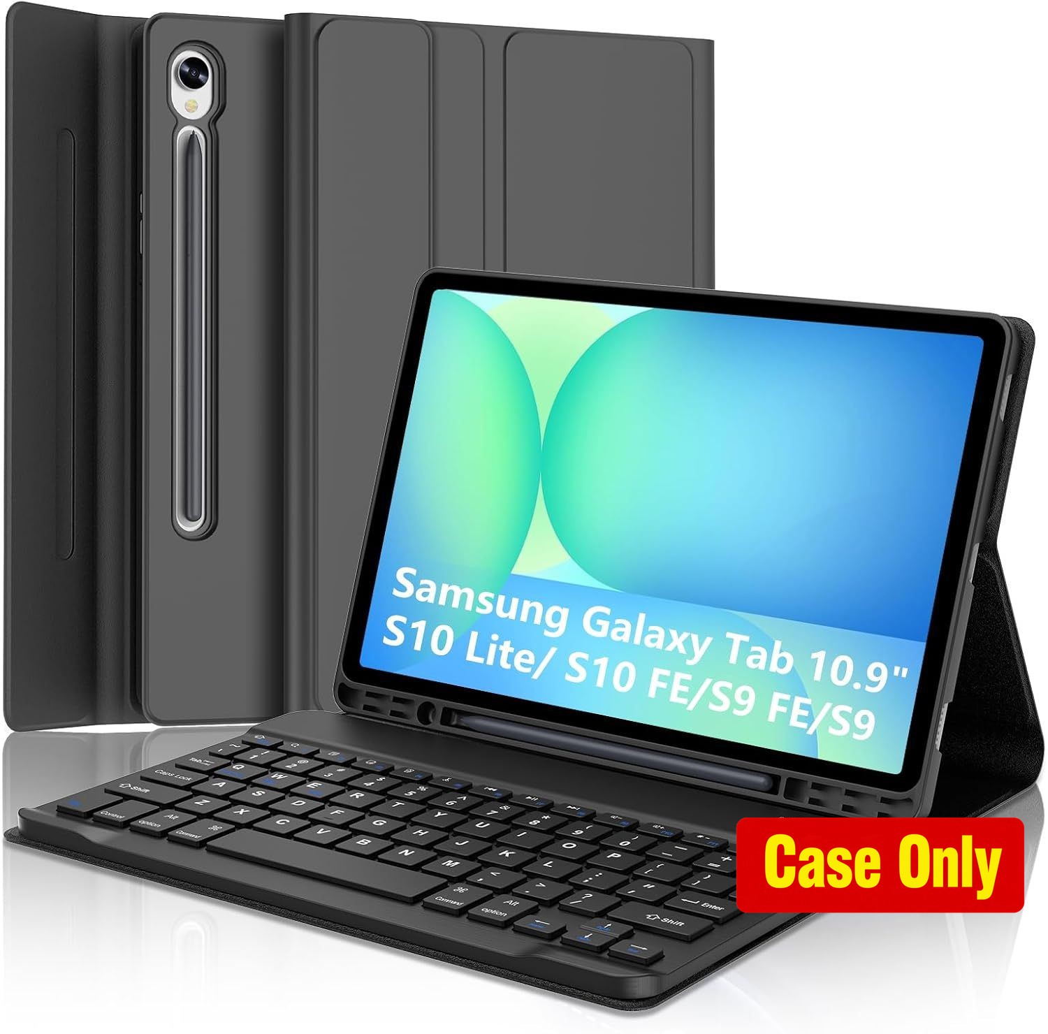 Samsung Galaxy Tab S10 Lite 10.9" Case with Magnetic Detachable Keyboard, S Pen