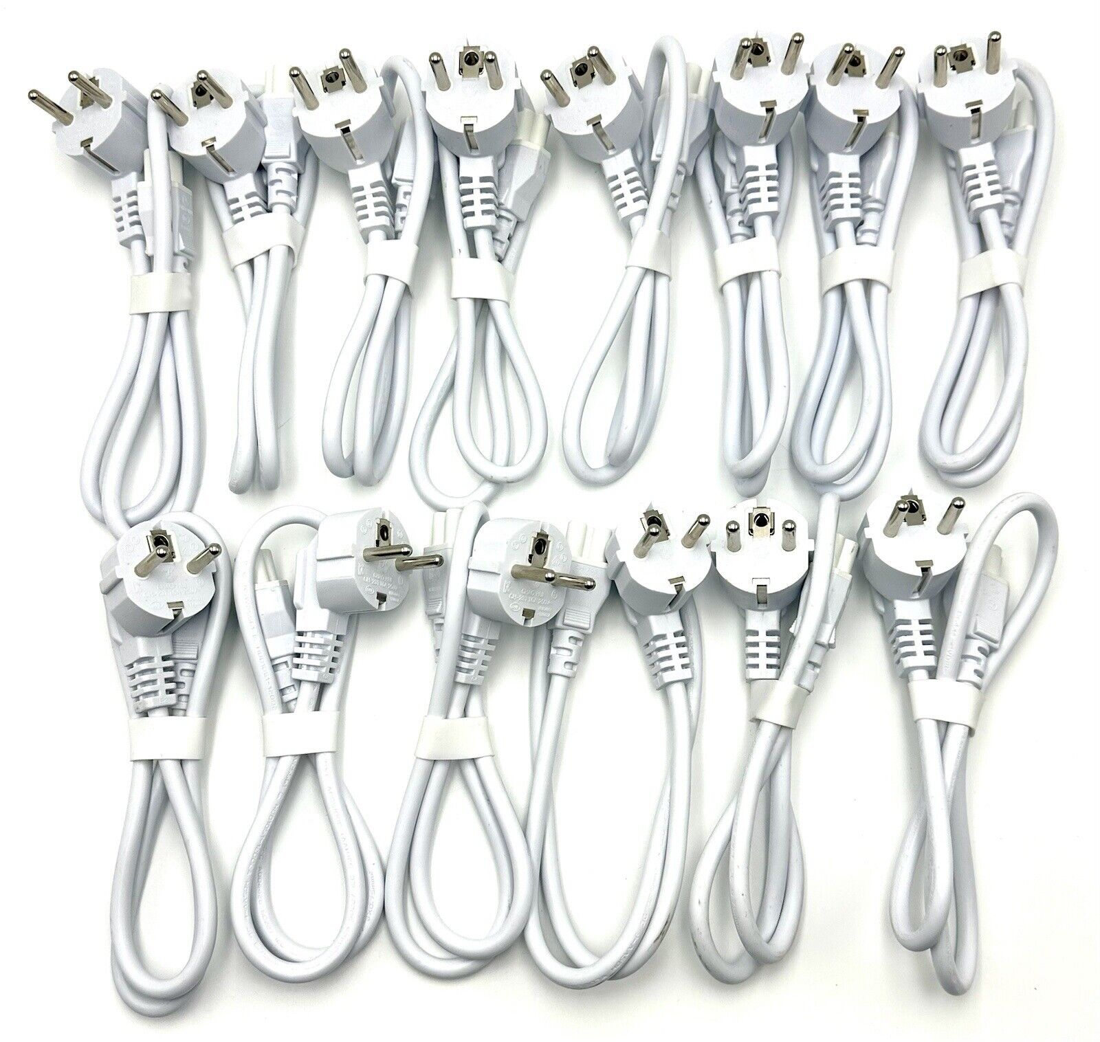 3 Prong EU EURO European AC Power Cable Cord Mickey Mouse Style  - Lot of 14