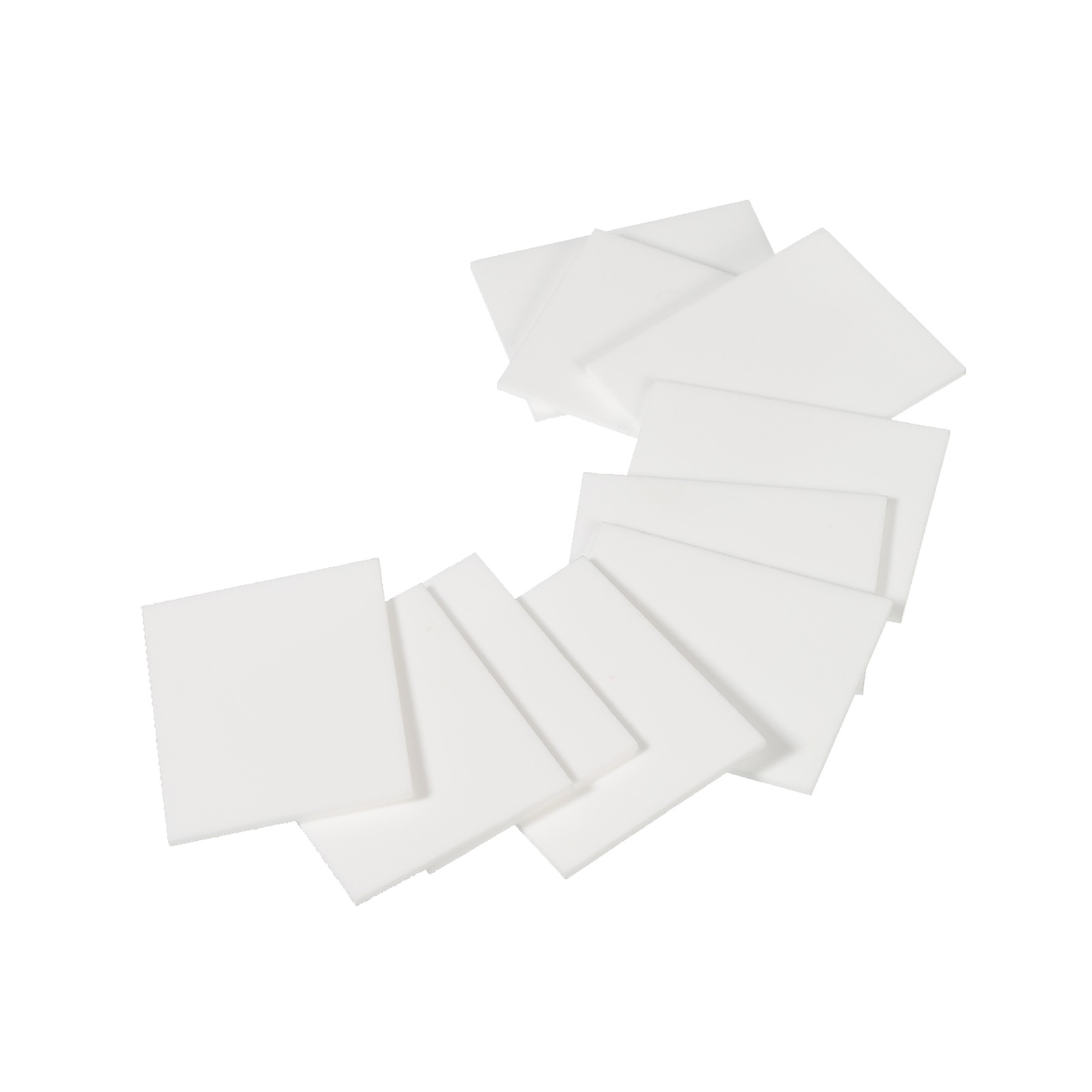 Alumina Ceramic Sheet Cooling Pad Insulating Sheet 30pcs 28x22x1mm
