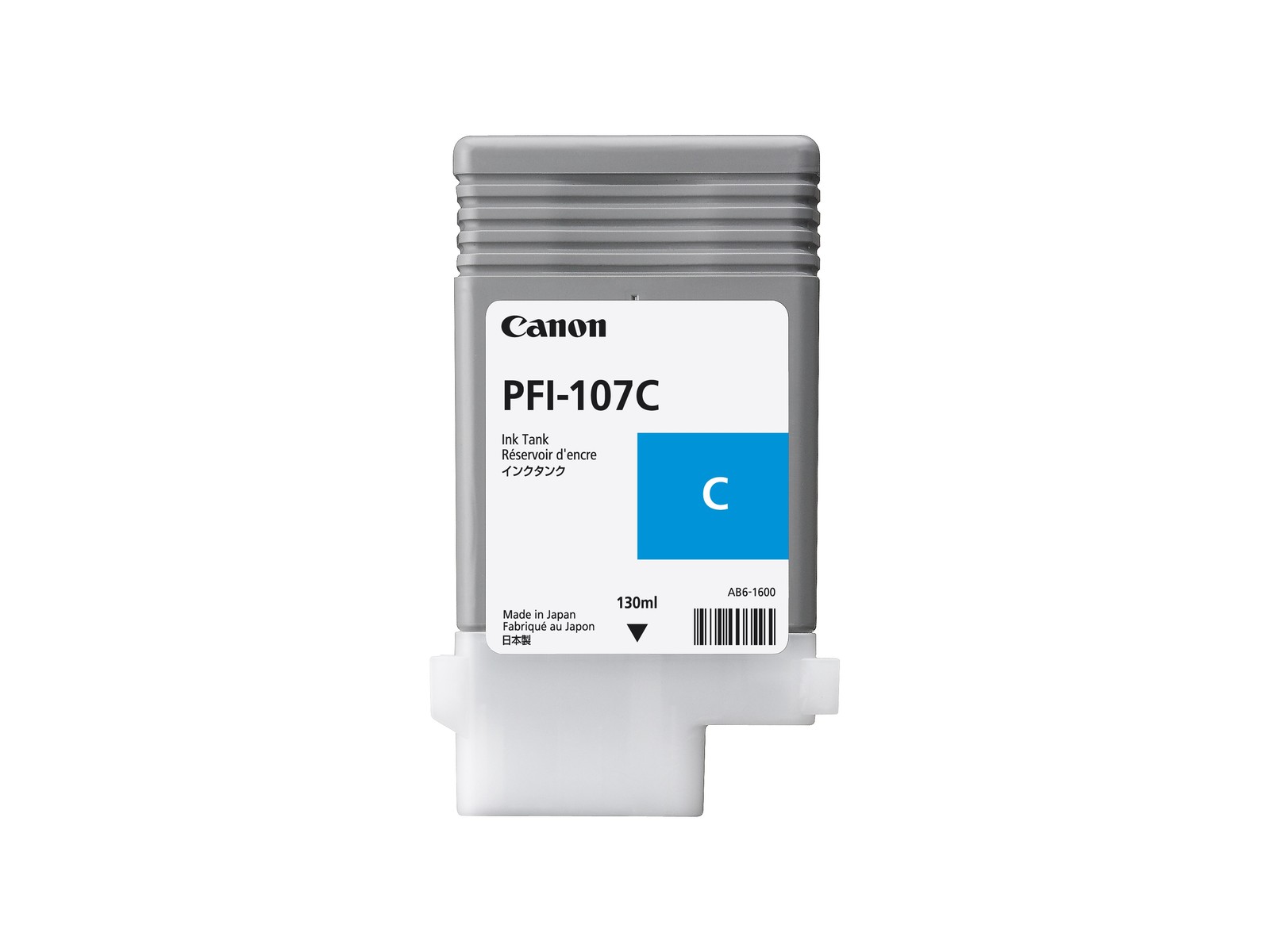 Canon 6706B001AA PFI-107C Cyan Ink Cartridge IPF670 680 685 770 780 785