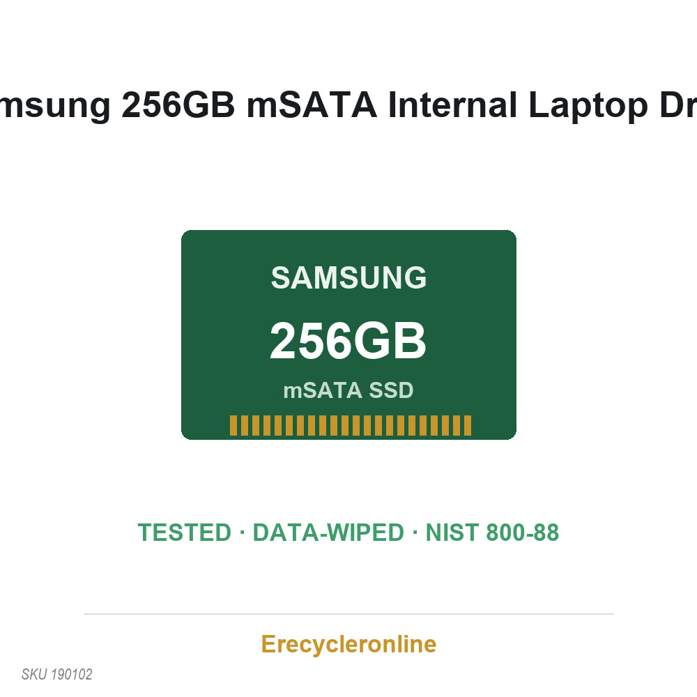 Samsung 256GB mSATA SSD SM841N SED