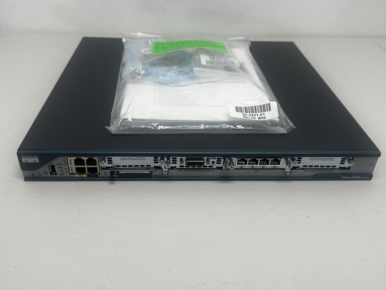 NEW CISCO 2801-CCME/K9 2-Port FE Integrated VoiP CCME Router