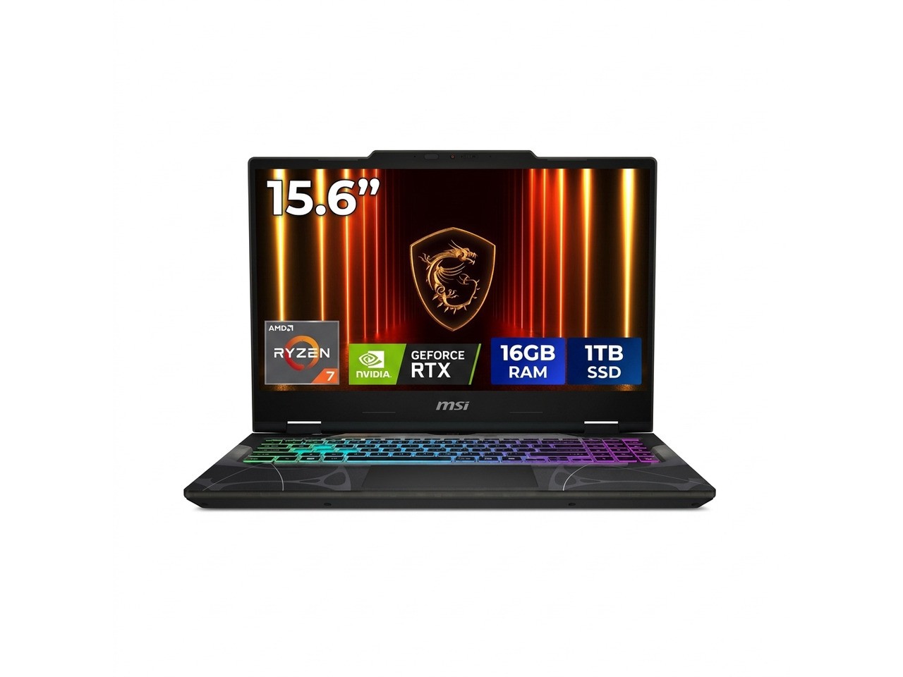 MSI Cyborg A15 15.6" 144hz FHD Gaming Laptop - AMD Ryzen 7 260 - GeForce RTX