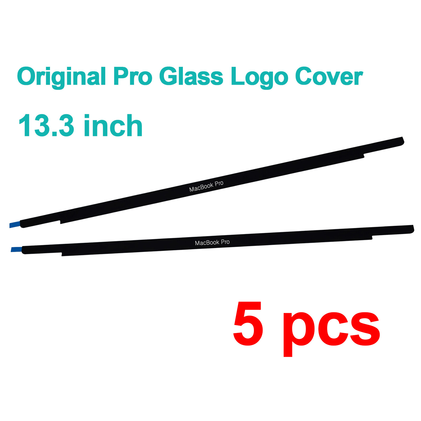 5PCS New Original Front Glass Bezel Logo Cover Trim for MacBook Pro A1706 A1708