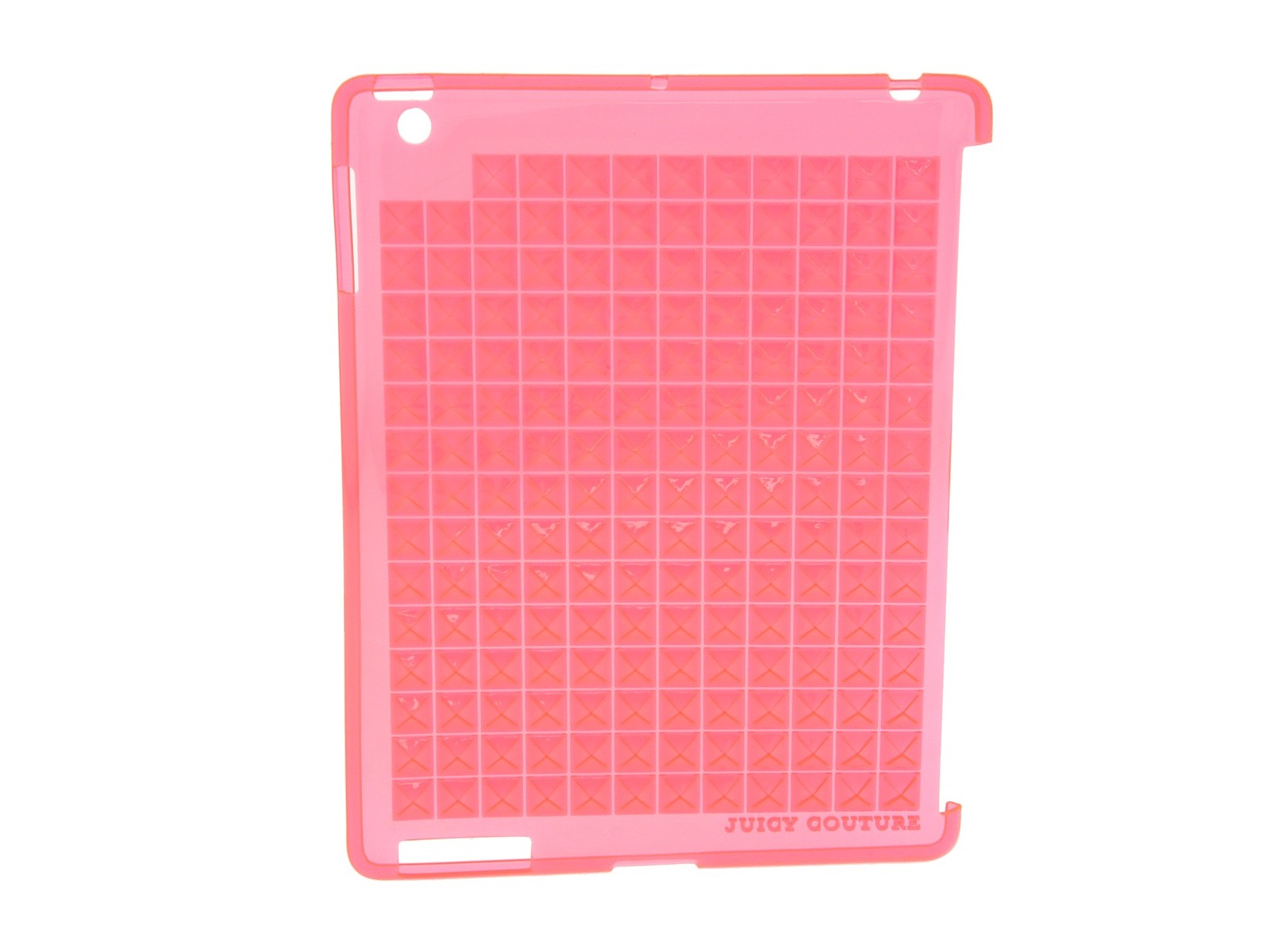 JUICY COUTURE PINK CANDY POP PYRAMID 9.6" GELLI IPAD CASE ORG $68.00 BNWT 
