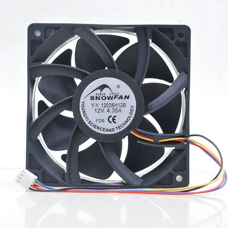 1PC SNOWFAN Y-Y12038H12B 12V 4.35A 12038 Ant 6000 rpm violent cooling fan