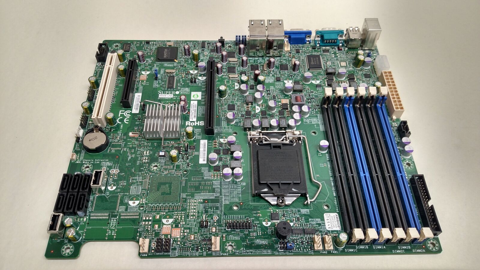Lot of 2 SuperMicro X8SIE-LN4 LGA 1156 DDR3 SDRAM Server Motherboard