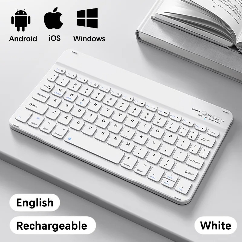 Bluetooth 3.0 Wireless Keyboard for Apple iPad-1 1 2 3 4 Mac Computer PC Macbook