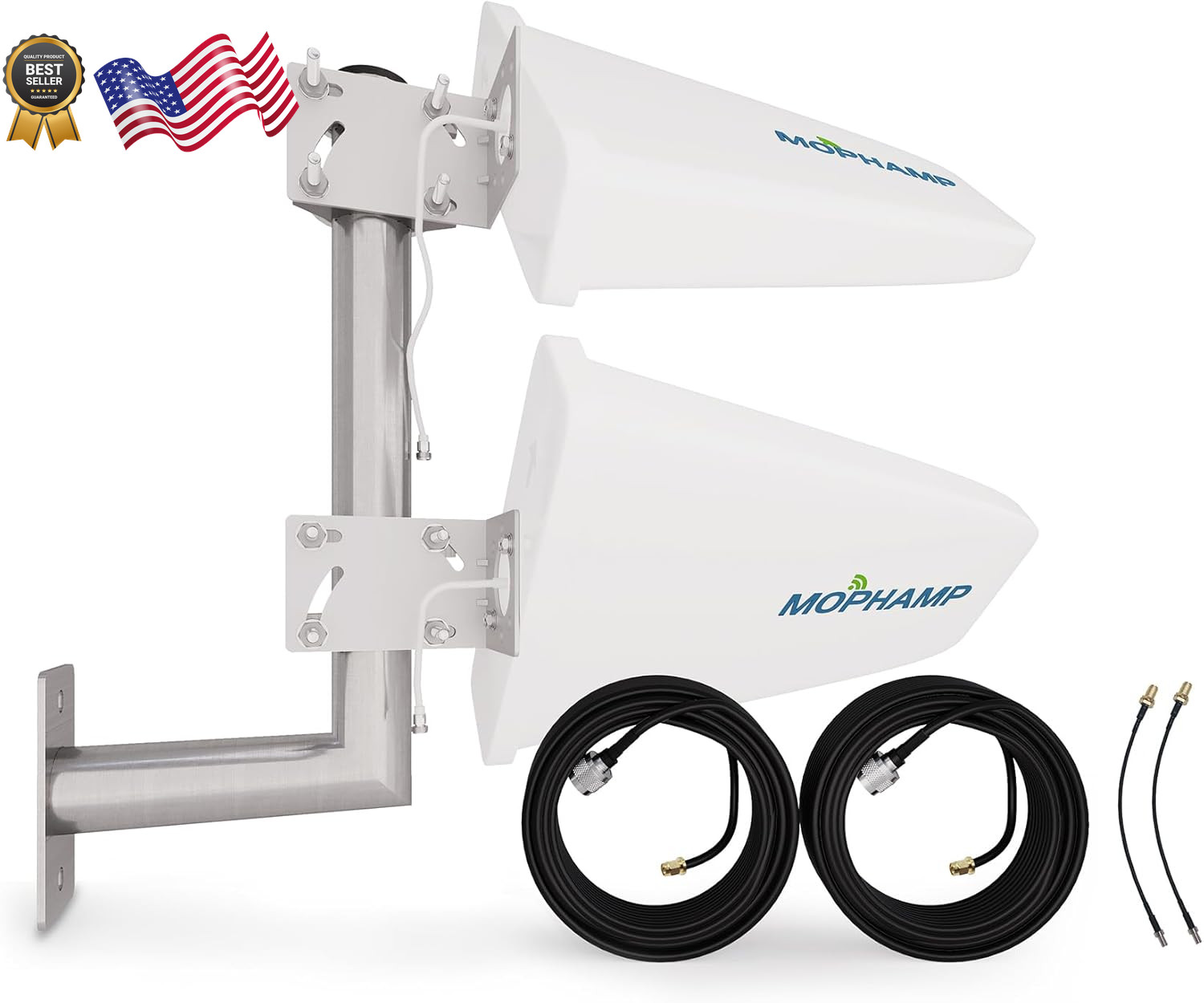 MIMO 2x2 External Antenna Kit 698-3800 MHz | Works with 4G LTE/5G Hotspots