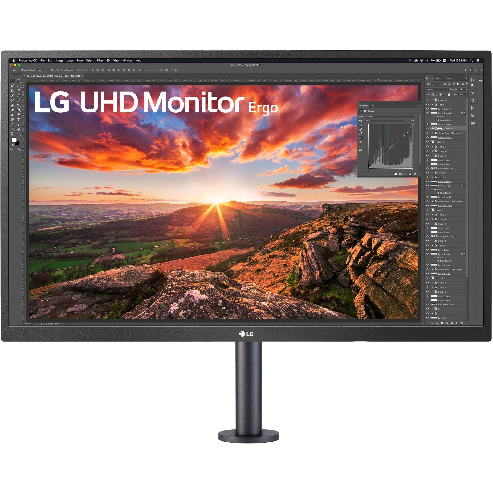 LG 27UK580-B UHD IPS 4K Monitor  (Please Read, No Ergo Stand)