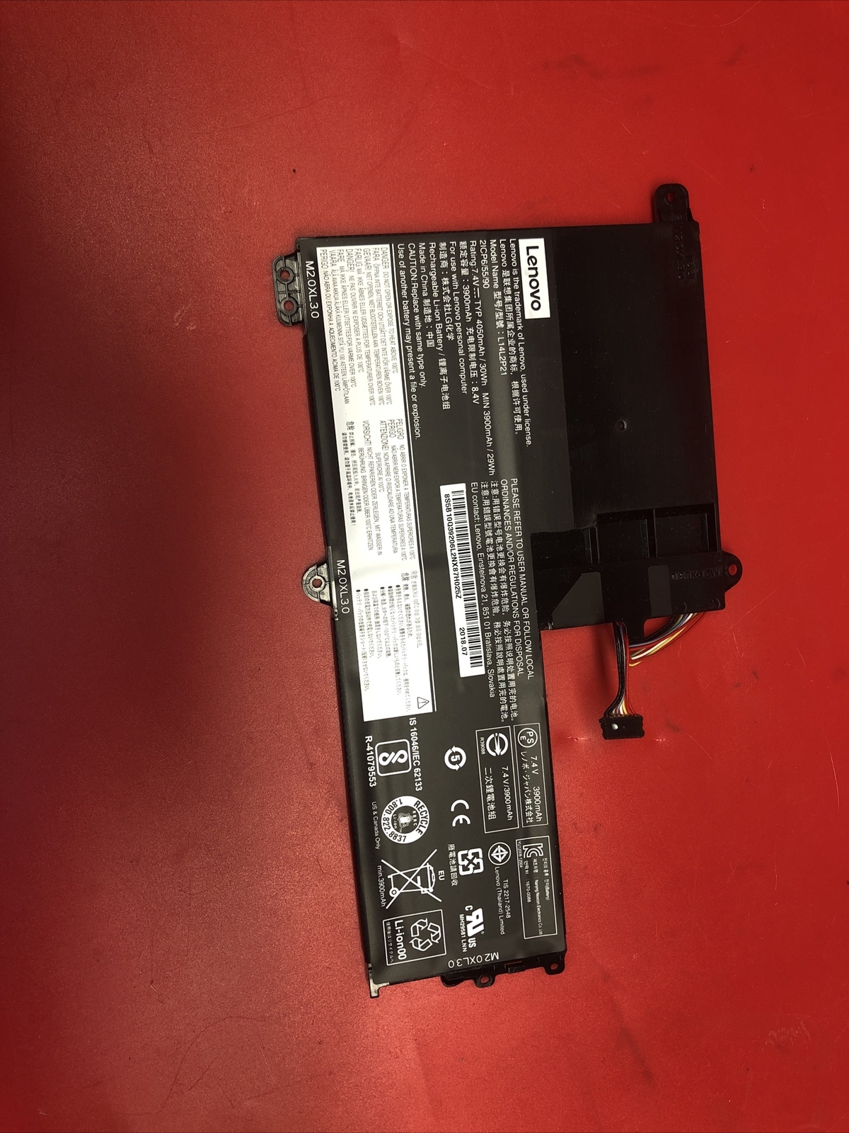 Lenovo IdeaPad 330S-15ARR 330S-15IKB 15AST Genuine L14L2P21 L14M2P21 Battery