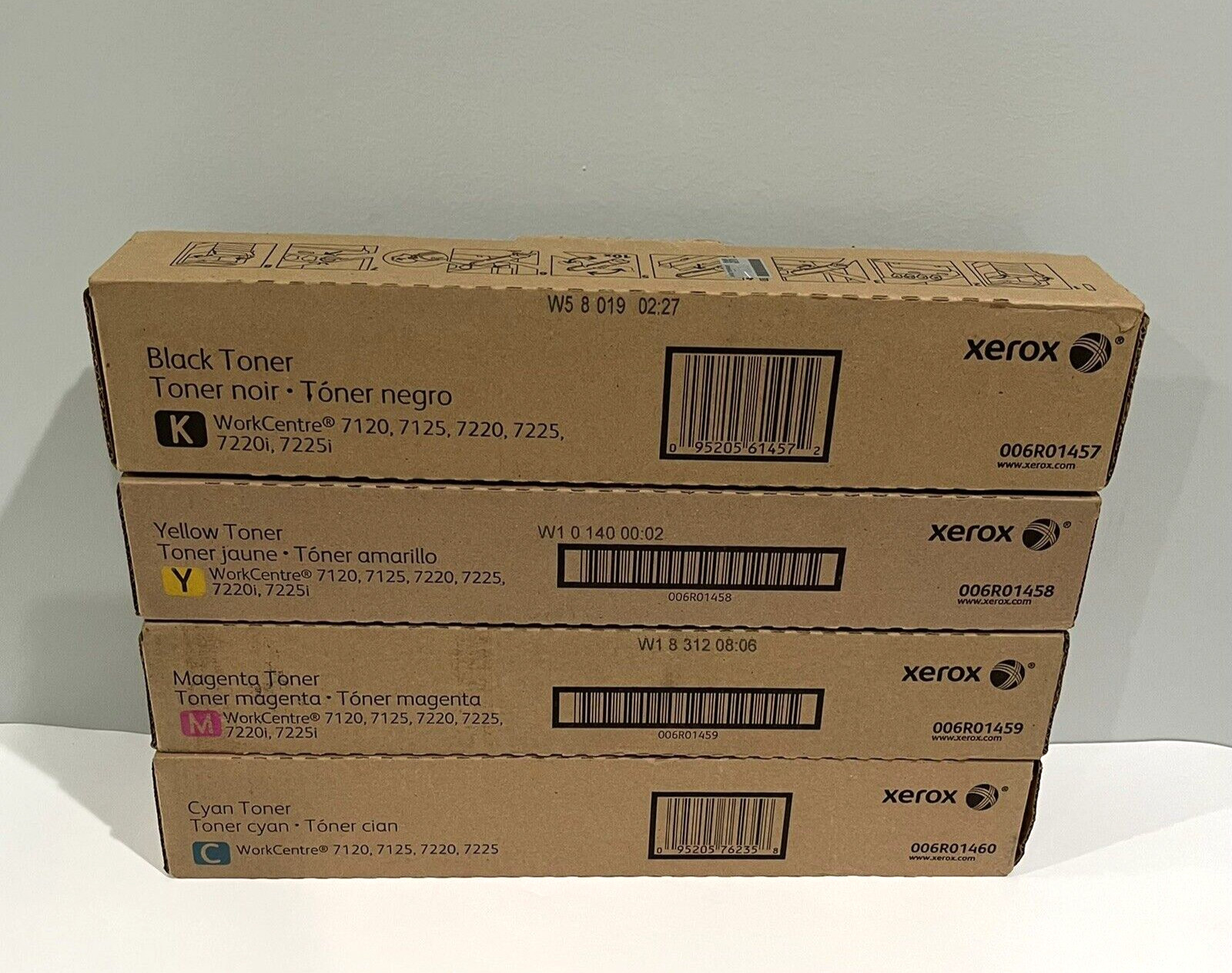 Xerox WorkCentre 7120 (006R01457,006R01458,006R01459,006R01460) Toner Crtg Set