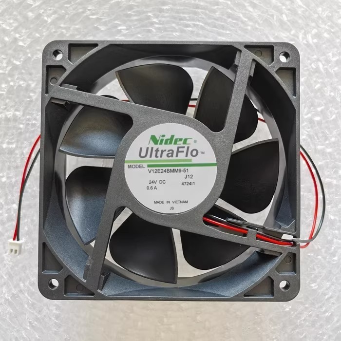 1PCS NIDEC UltraFlo V12E24BMM9-51 24V DC 0.6A Variable Frequency Drive Equipment