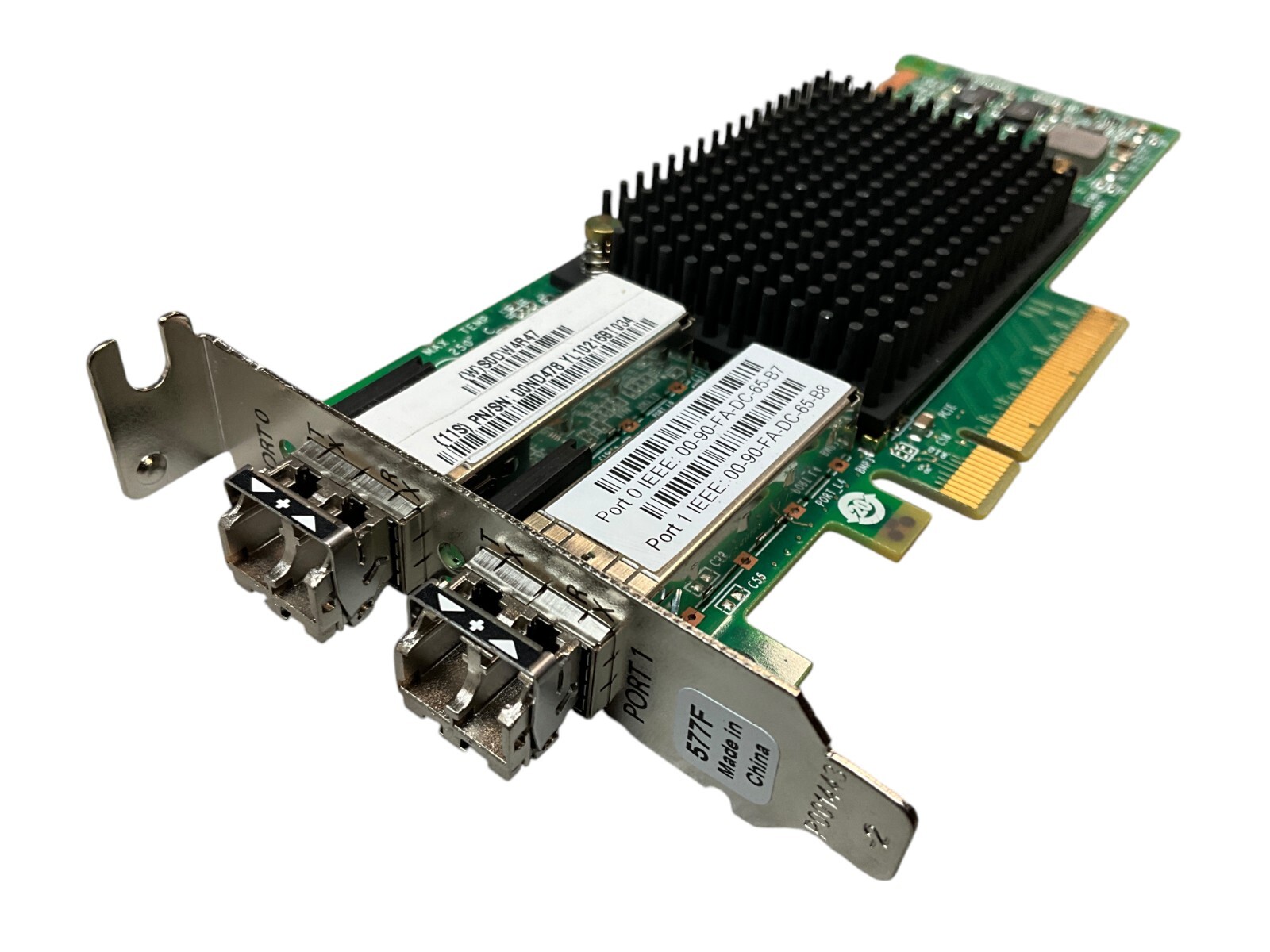 IBM 00ND478 LPE16002 577F 16GB Fibre Channel Dual Port PCIe2 Card