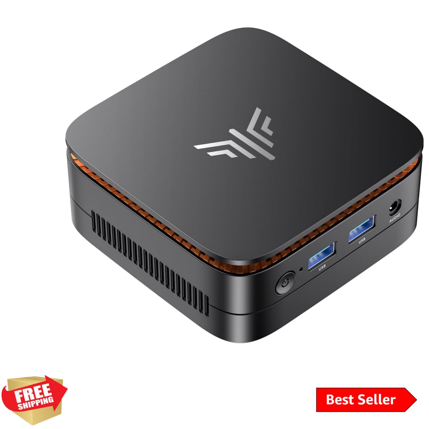 Essenx E1 Mini PC Computer with N97 Processor, 16GB RAM 256GB M.2 SSD, Mini D...