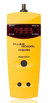 Fluke Networks TS100 PRO Cable Fault Finder TDR Kit with bridge tap detect