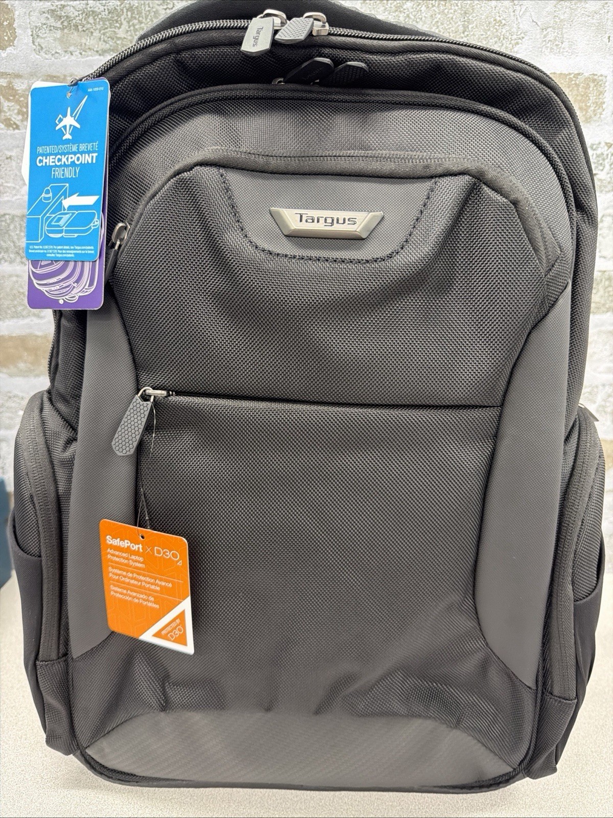 Targus 15.6" Corporate Traveler Checkpoint-Friendly Backpack, Black