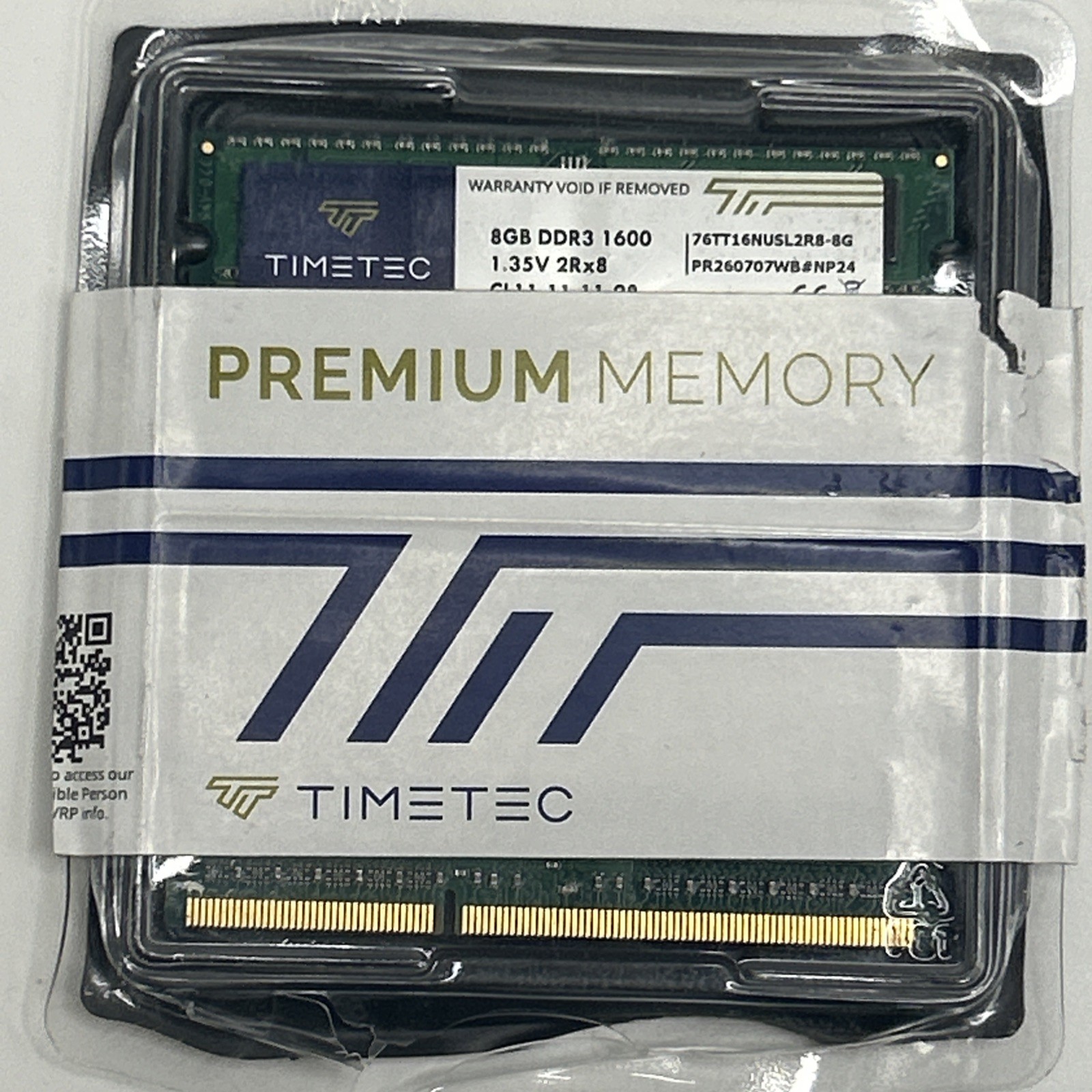 Timetec 16GB KIT(2x8GB) DDR3L/DDR3 1600MHz 204 Pin SODIMM Laptop RAM