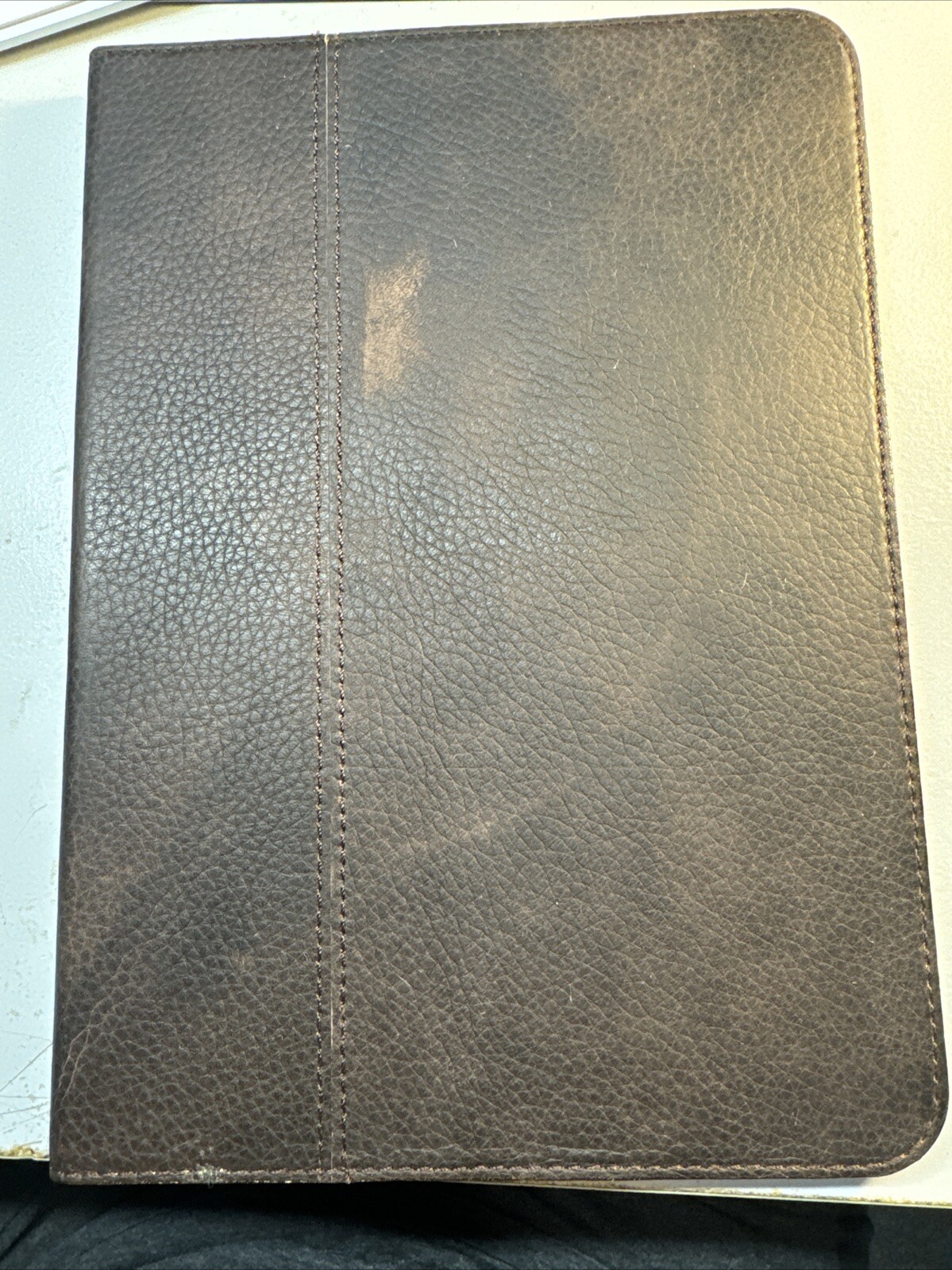 Gexmil Case Ipad Pro 11 inch 2024 M4 Genuine Leather Shockproof Brown Stand