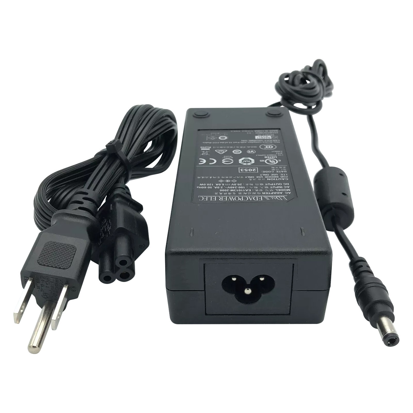Genuine EDac 120W AC Power Adapter EA11013M-2000 Charger 20V 6A 5.5x2.5mm