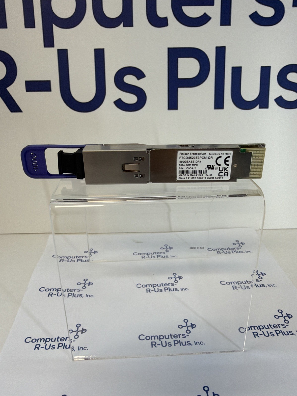 FINISAR FTCD4523E3PCM-OR 400GB-DR4 QSFP-DD 500M SMF MPO Transceiver