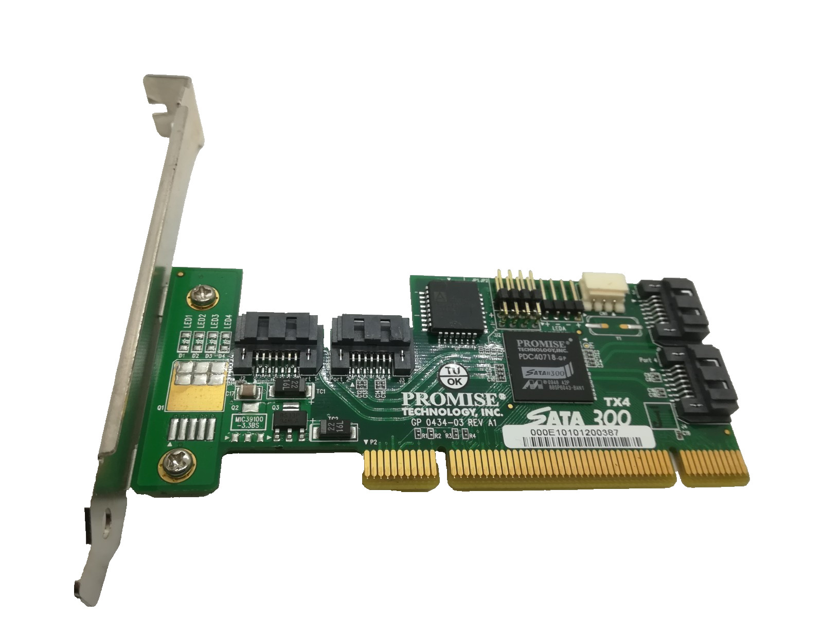 PROMISE TECHNOLOGY SATA300 TX4 3.0Gbs 4x SATA INTERNAL #GK13313