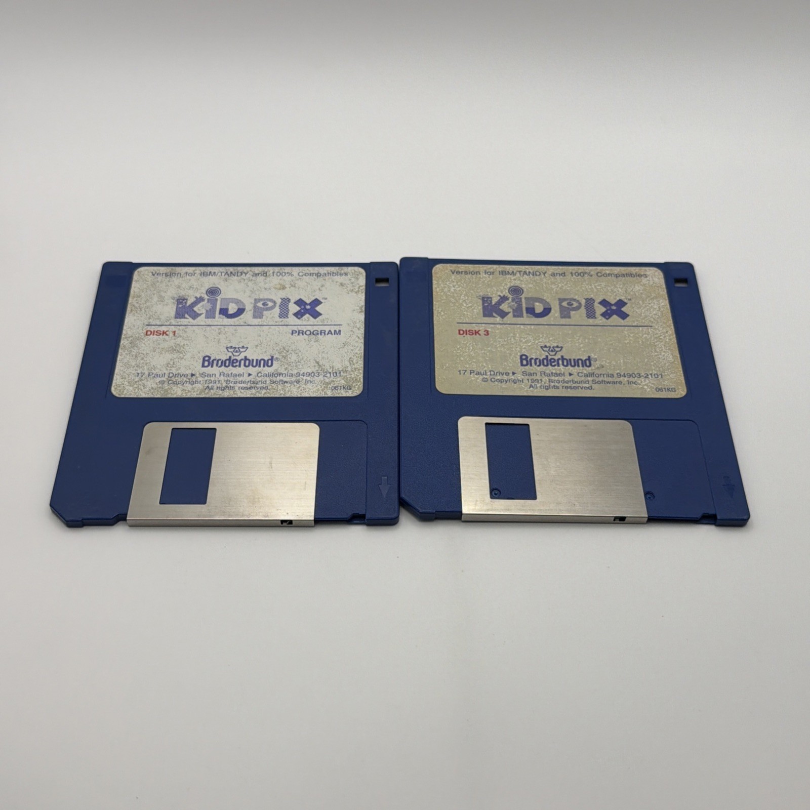 Kid Pix, Floppy Disks 1 And 3