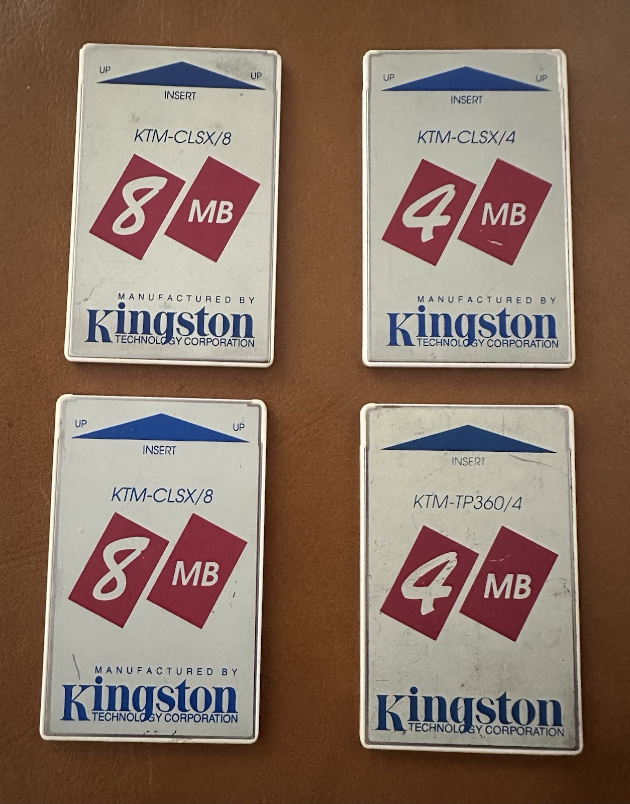Lot Of (2) KTM-CLSX/8 Dram Card for IBM Thinkpad & (3) KTM-CLSX/4 Cards. 4 Cards