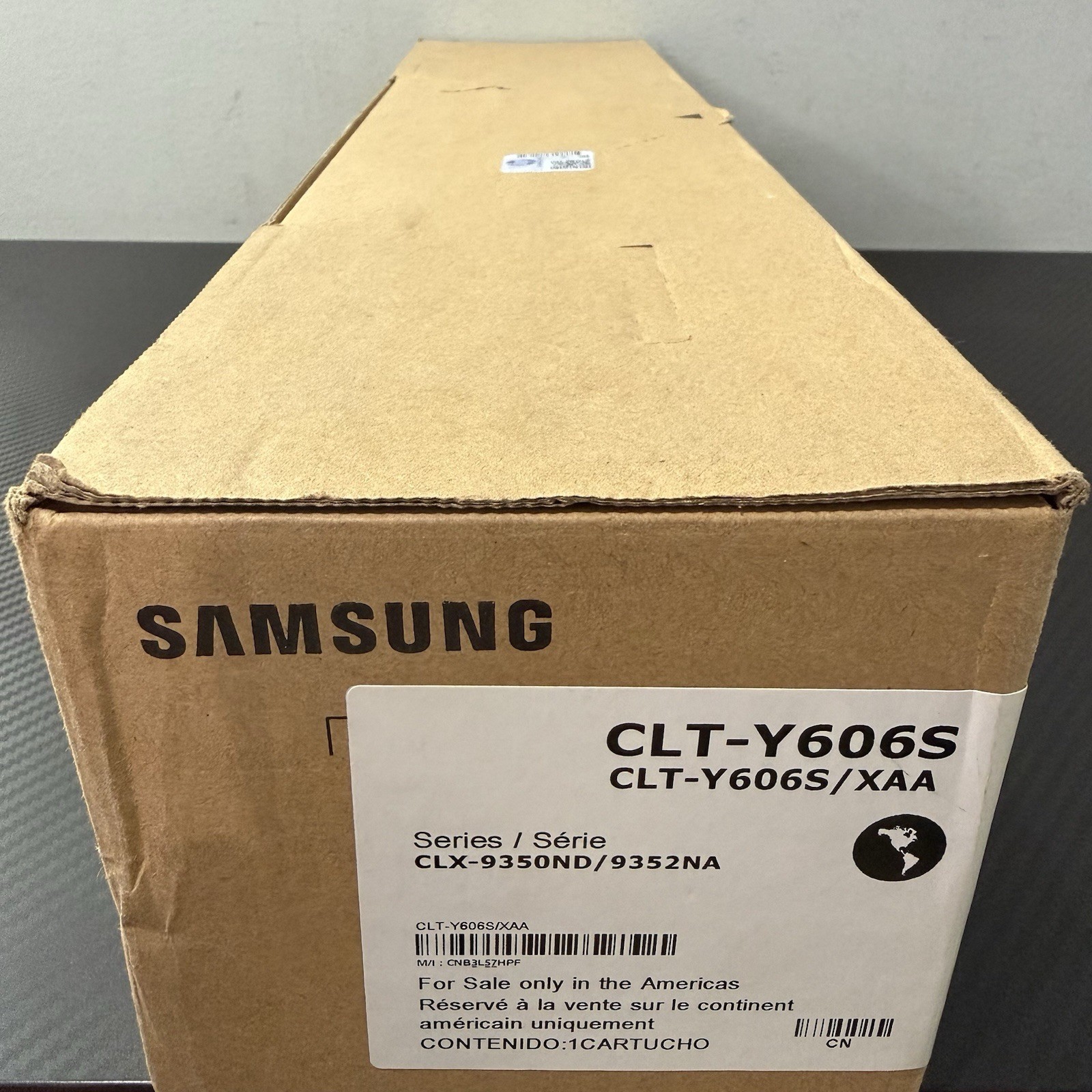 Samsung CLT-Y606S Yelllow Toner Cartridge for MultiXpress CLX-9350ND CLX-9352NA