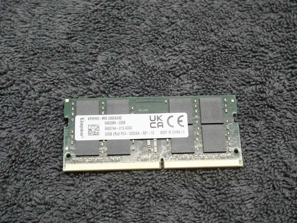 Kingston 32GB DDR4-3200 PC4-25600 2Rx8 Laptop SODIMM RAM KP6FH5-MIE
