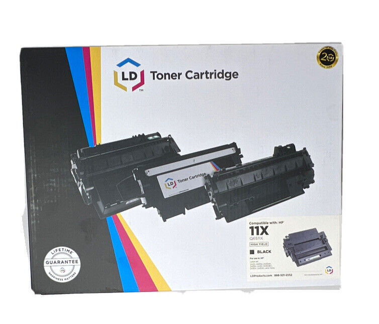 LD Q6511X 11X Black Laser Toner Cartridge for HP 2420 2420d 2420dn 2420n 2430dtn
