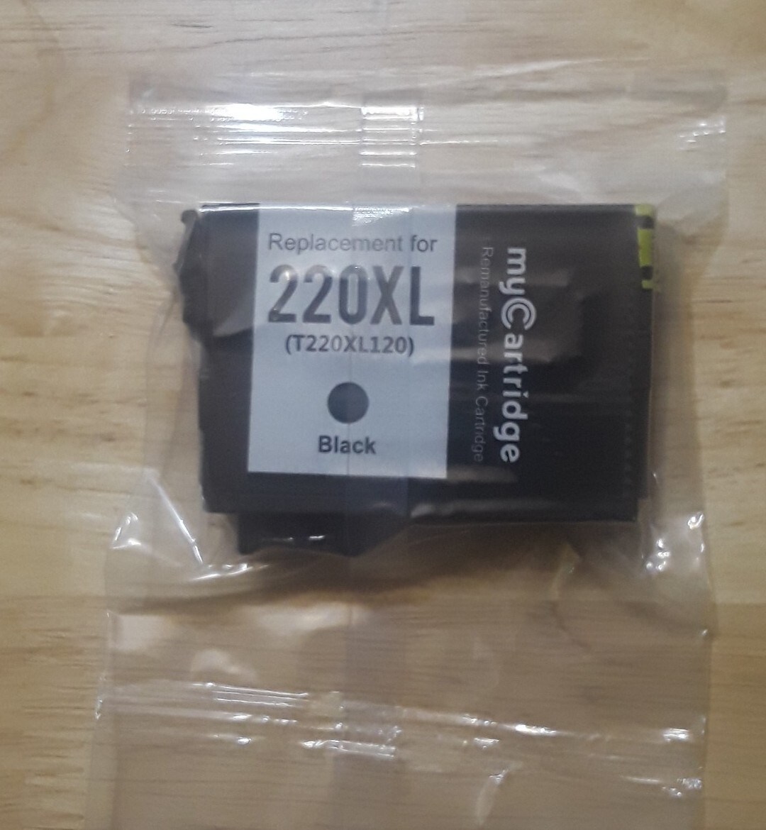My Cartridge Ink Cartridge 220XL  Black T220XL120 Replacement 