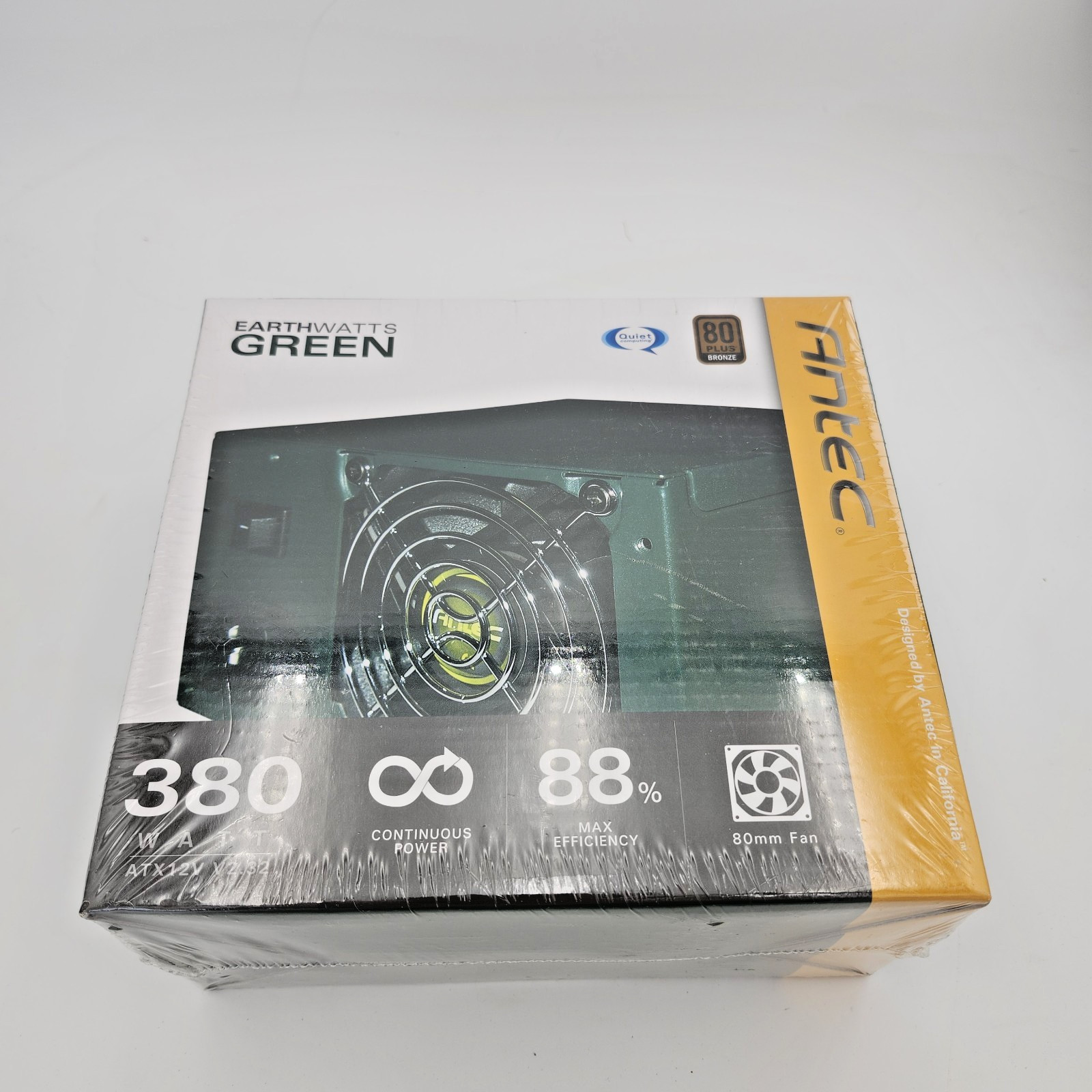 Antec Earthwatts 380W 80 Plus Bronze EA-380D ATX12V V2.3 Power Supply - New
