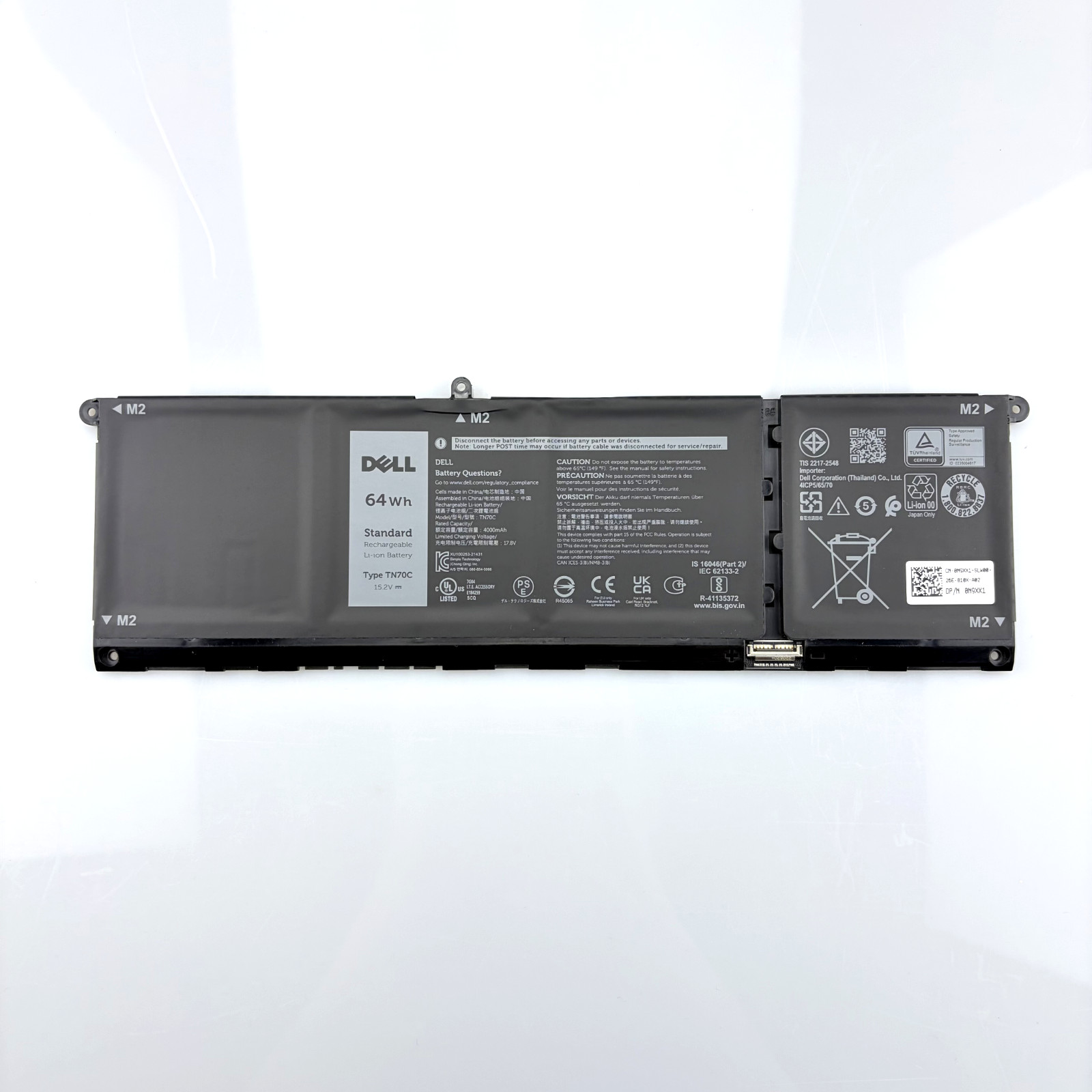 NEW Genuine 64Wh TN70C Battery For Dell Inspiron 3510 3511 3515 5310 5410 2-in-1