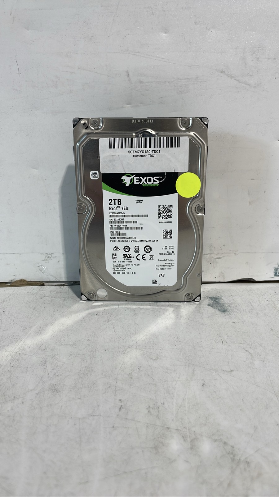 Seagate Exos 7E8 ST2000NM0045 2TB Enterprise Hard Drive SAS 12Gb/s 3.5" HDD