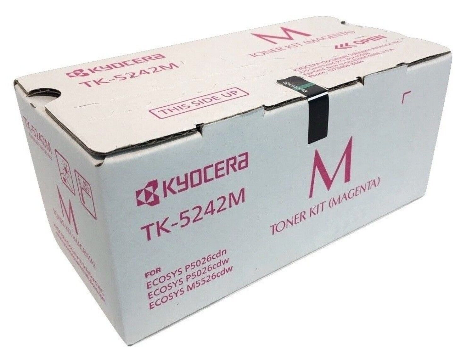 Genuine Kyocera 1T02R7BUS0 Model TK-5242M Magenta Toner Cartridge for Ecosys P50